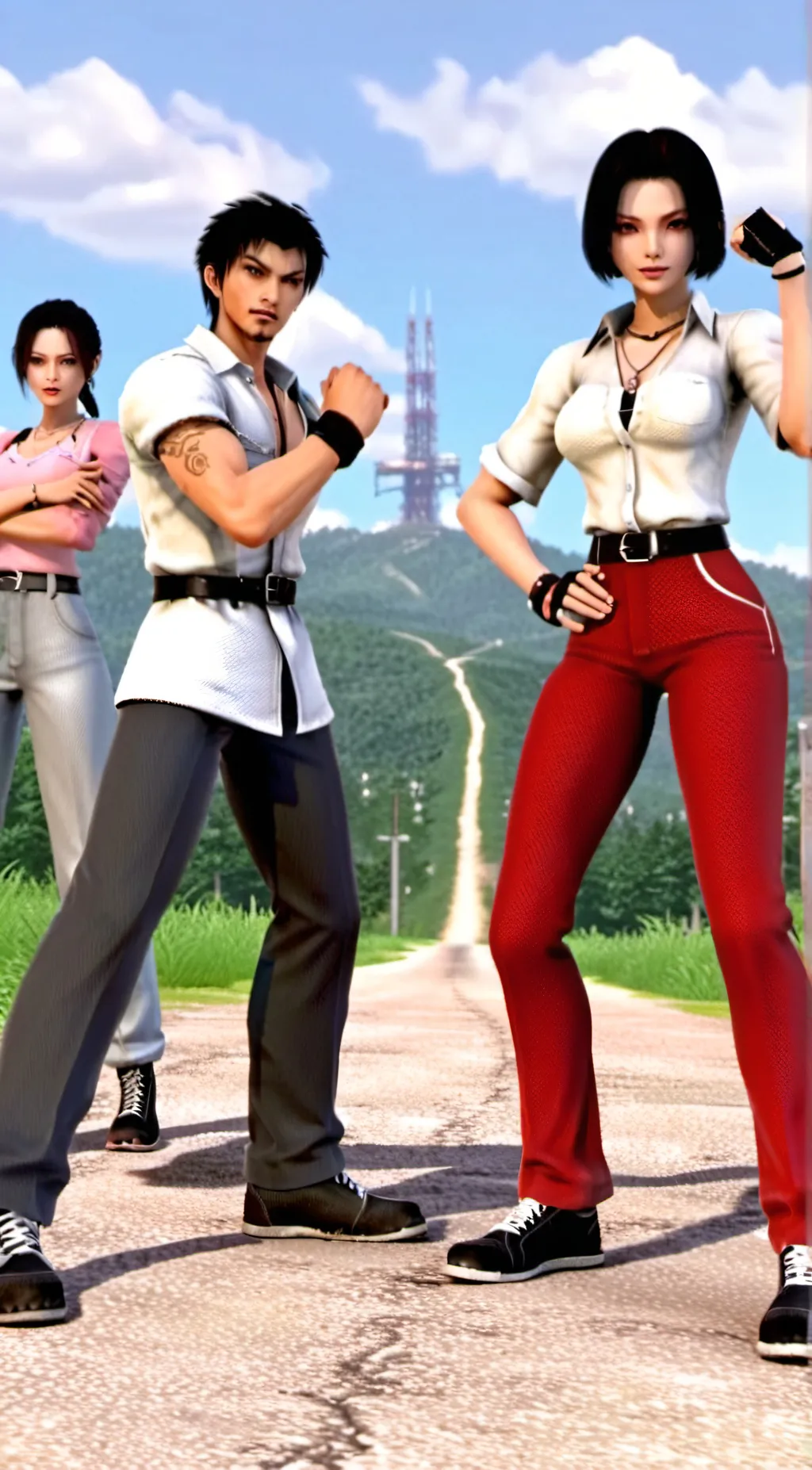 ai character: tekken cherryben background