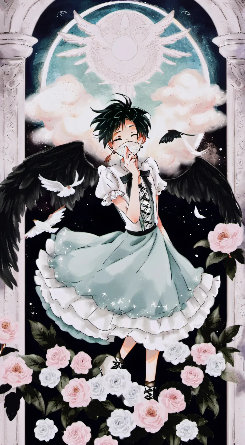 ai character: Deku background