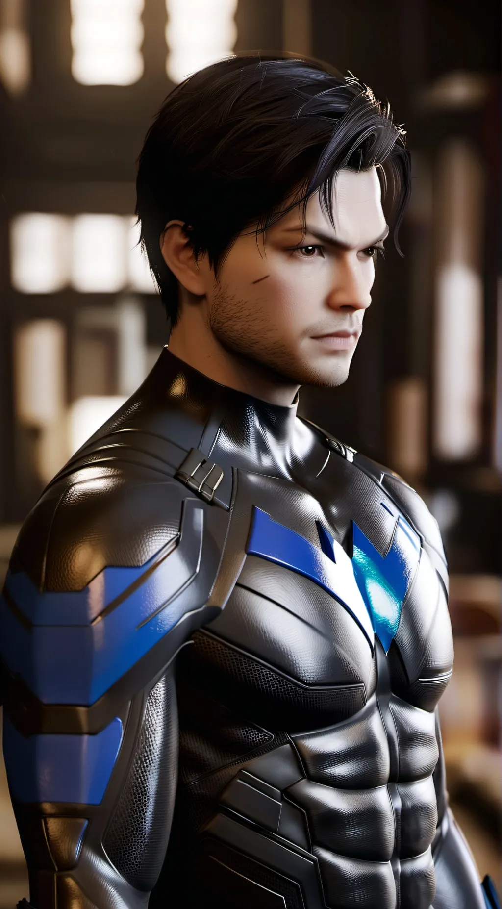 ai character: nightwing background