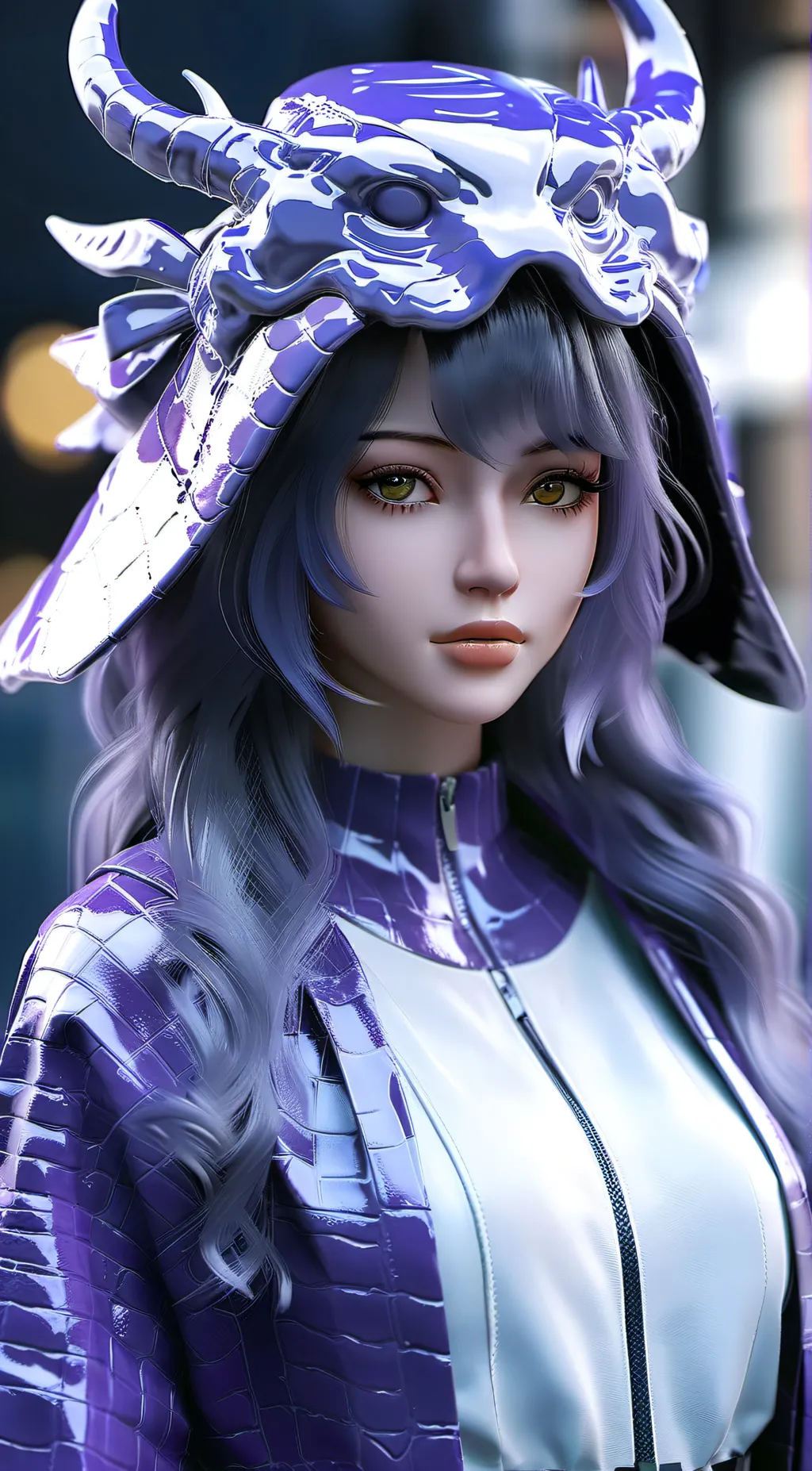 ai character: Aurora background