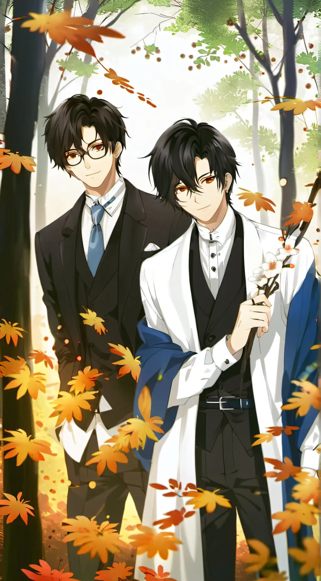 ai character: Yuki and Nikki  background