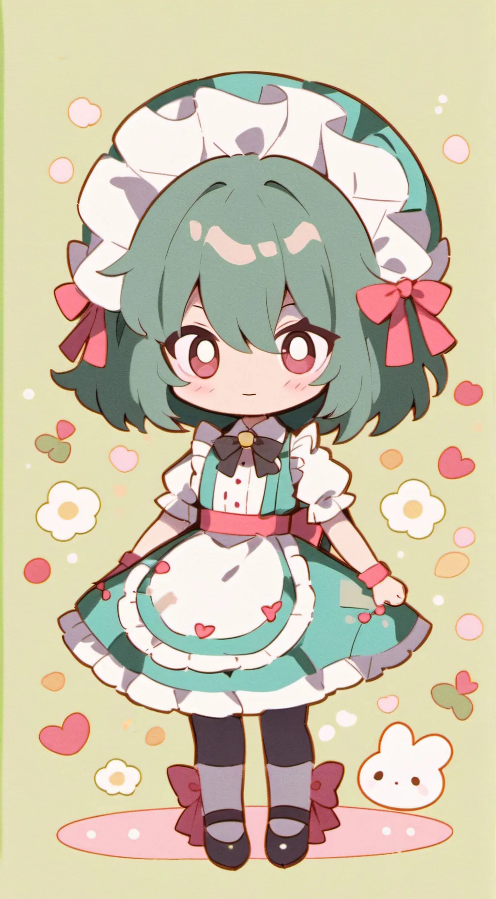 ai character: ~ Flora ~ background