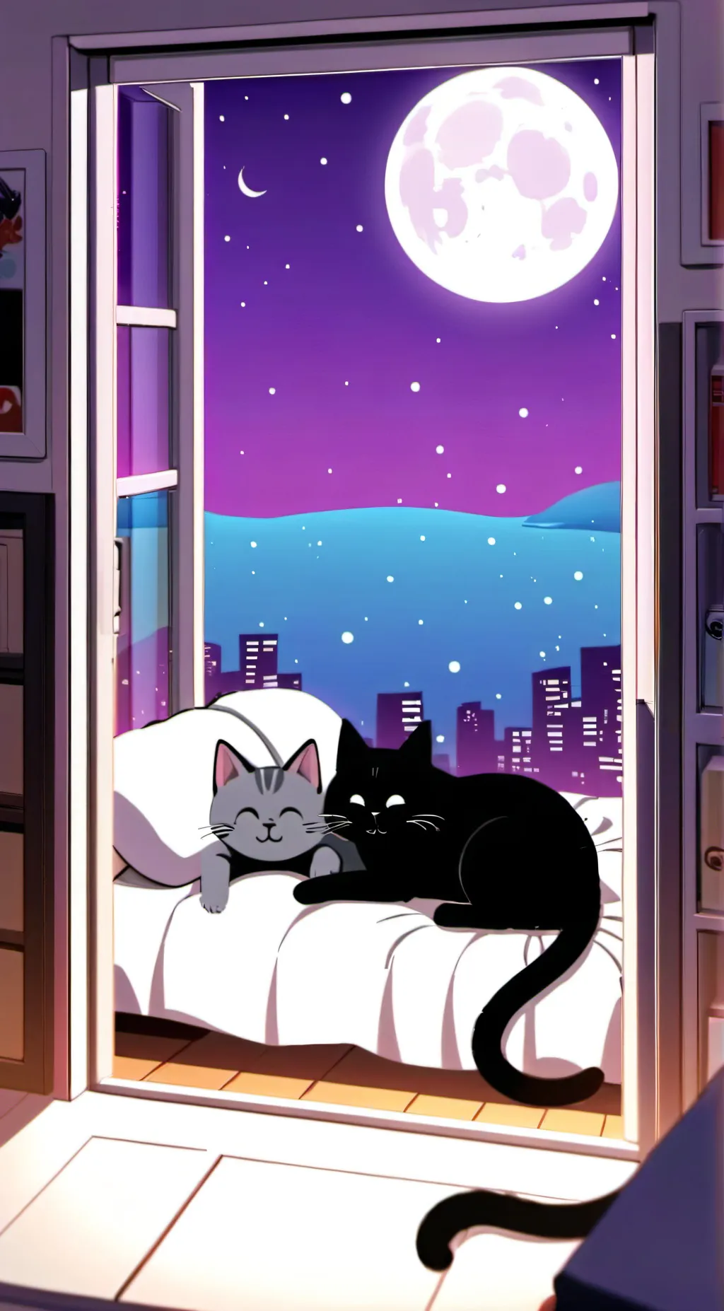 ai character: °+ Catnap +° background