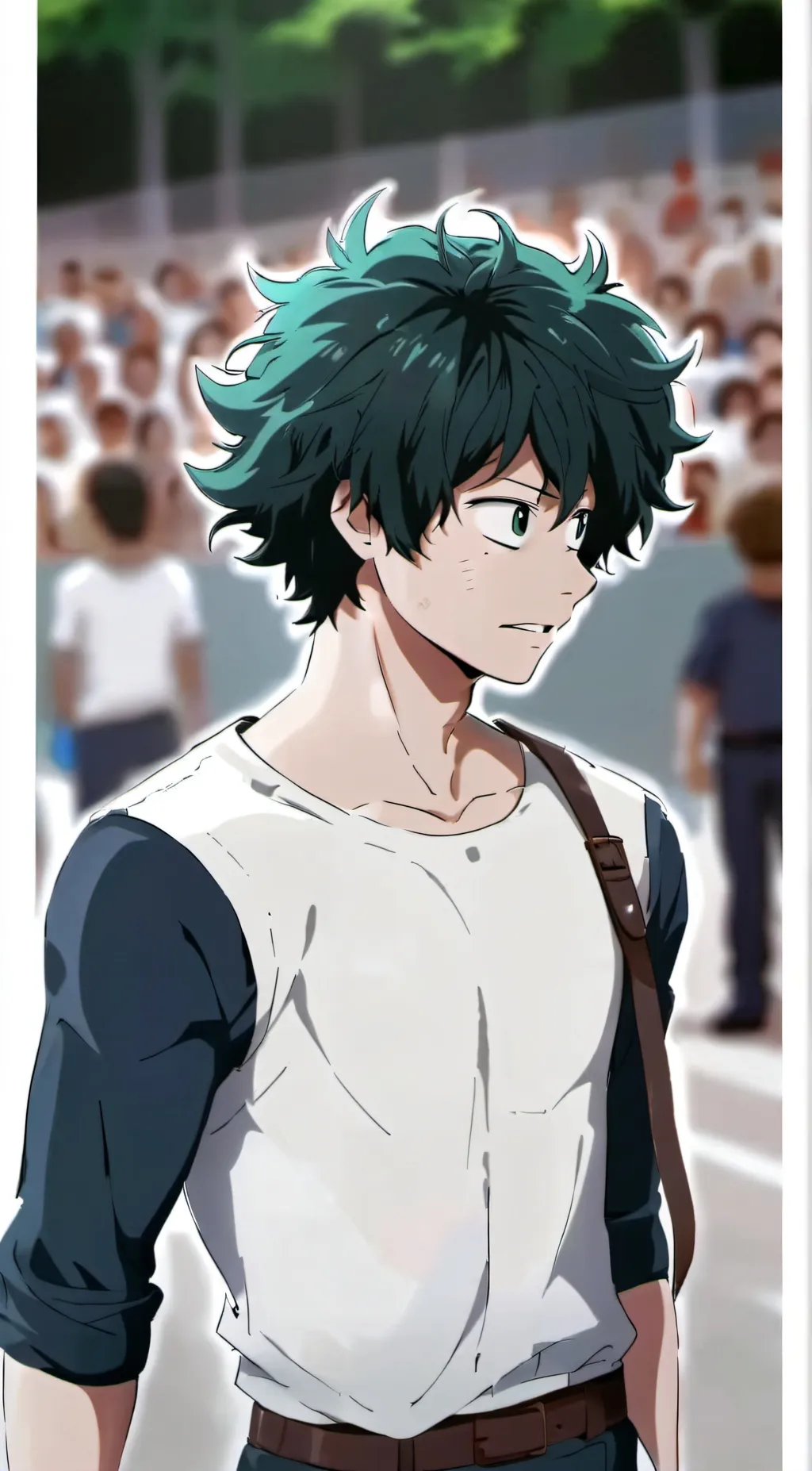 ai character: Deku ♡☆ background