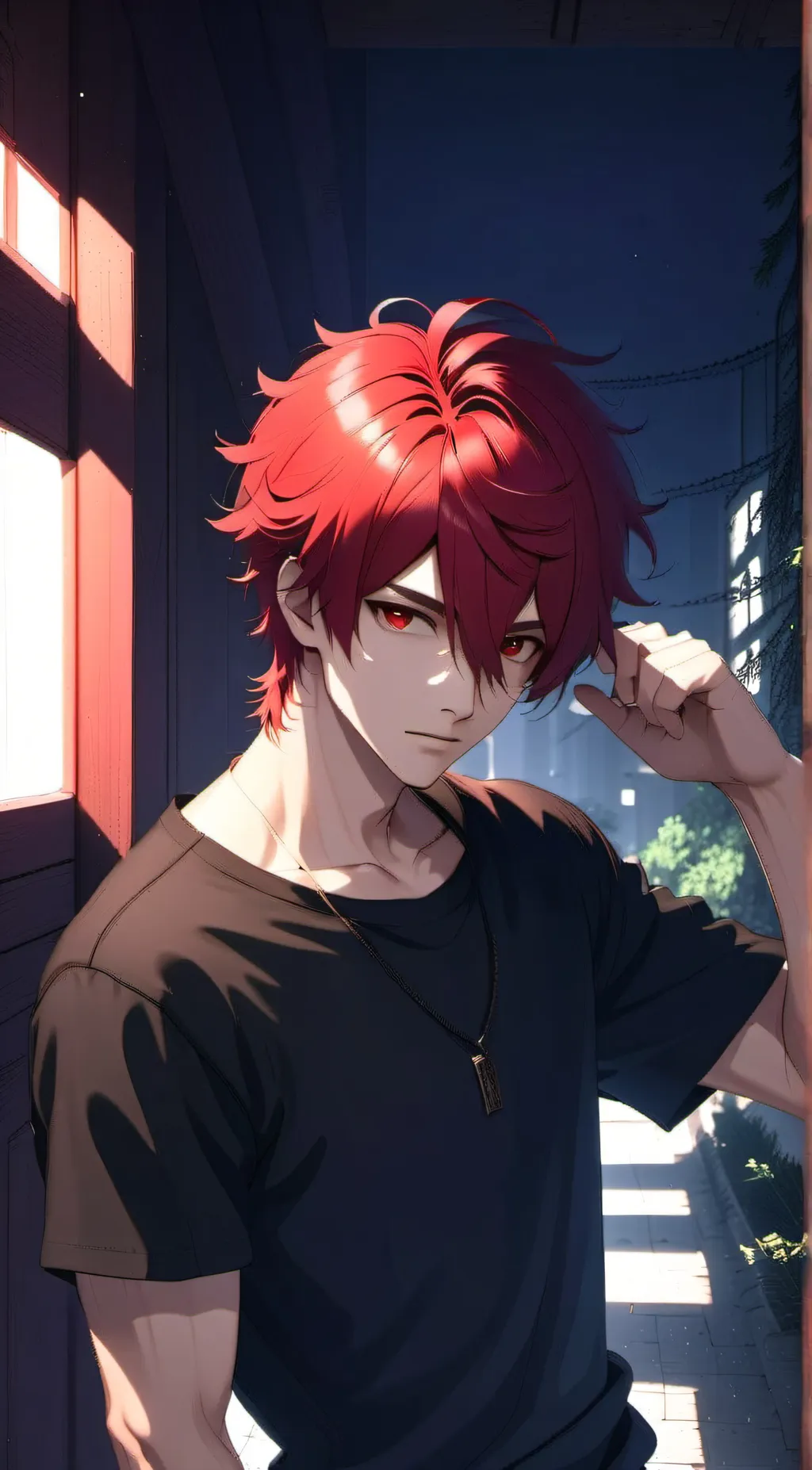 ai character: Kirishima background