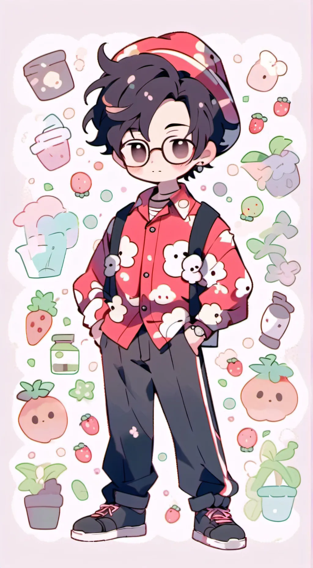 ai character: TSM X TCM background