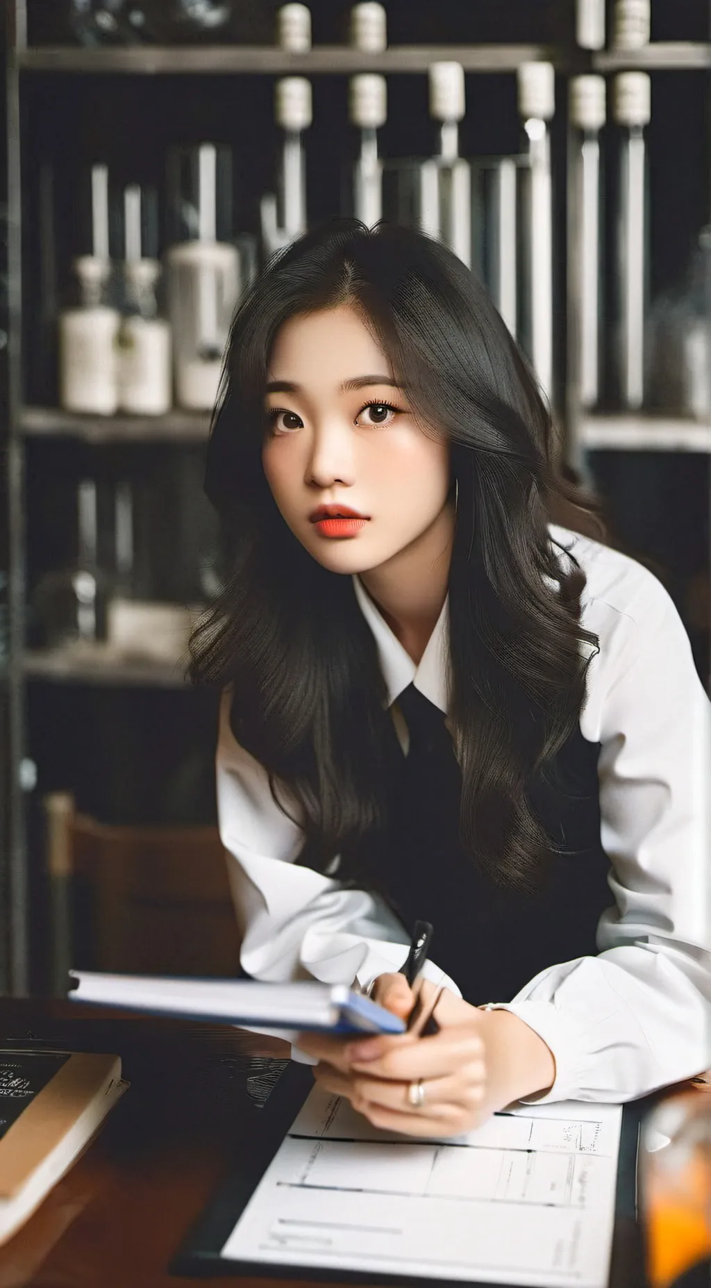 ai character: Na Bo-ra background