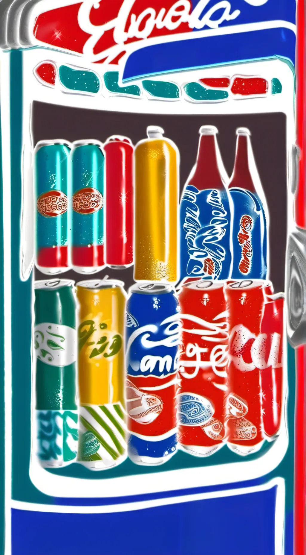ai character: soda background