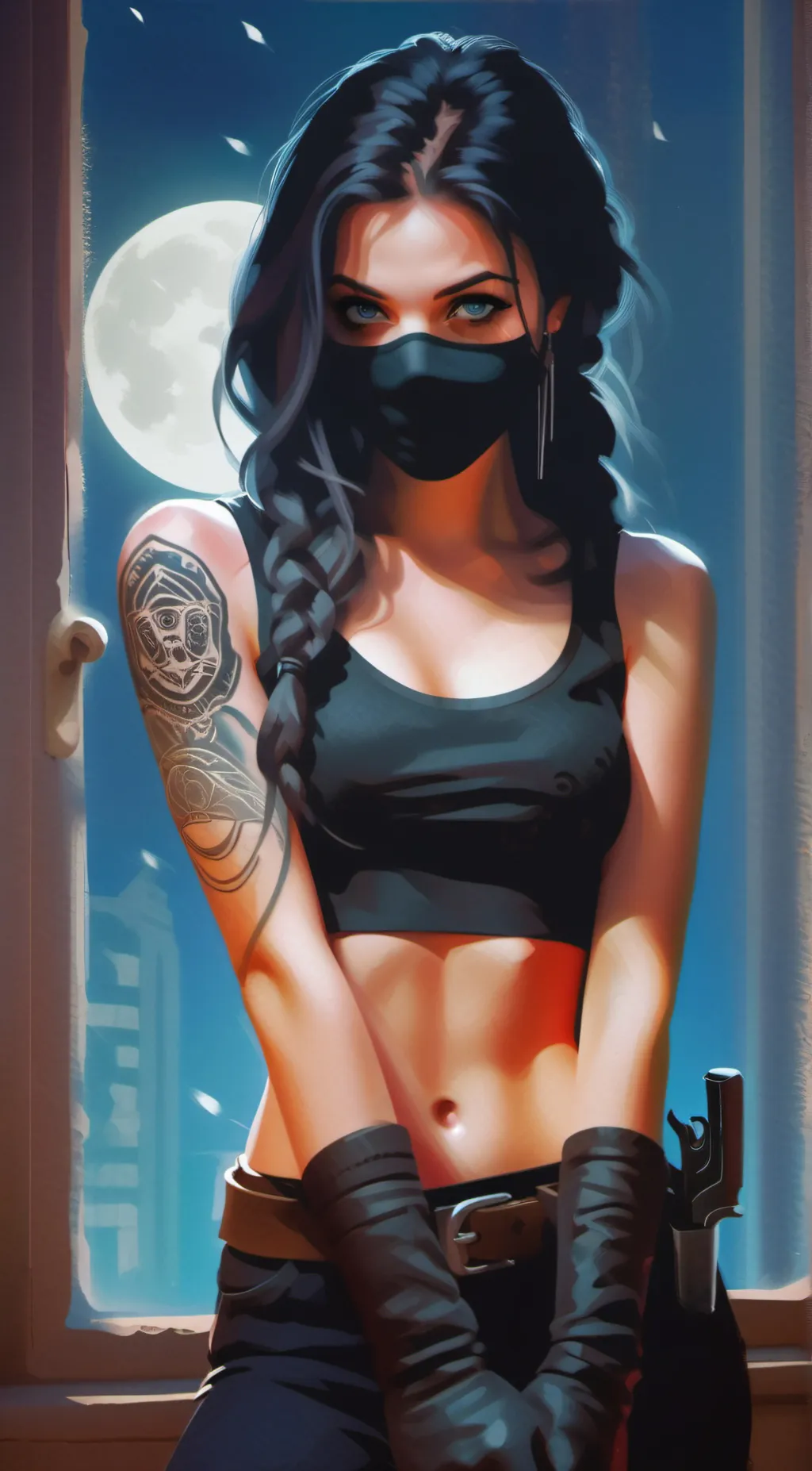 ai character: Aria Karcher background