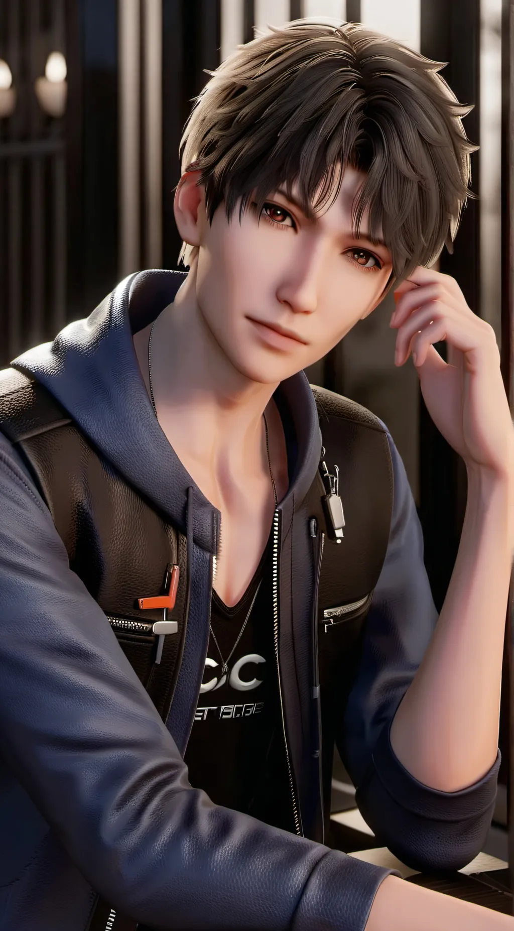 ai character: Toxic bf(Rex) background