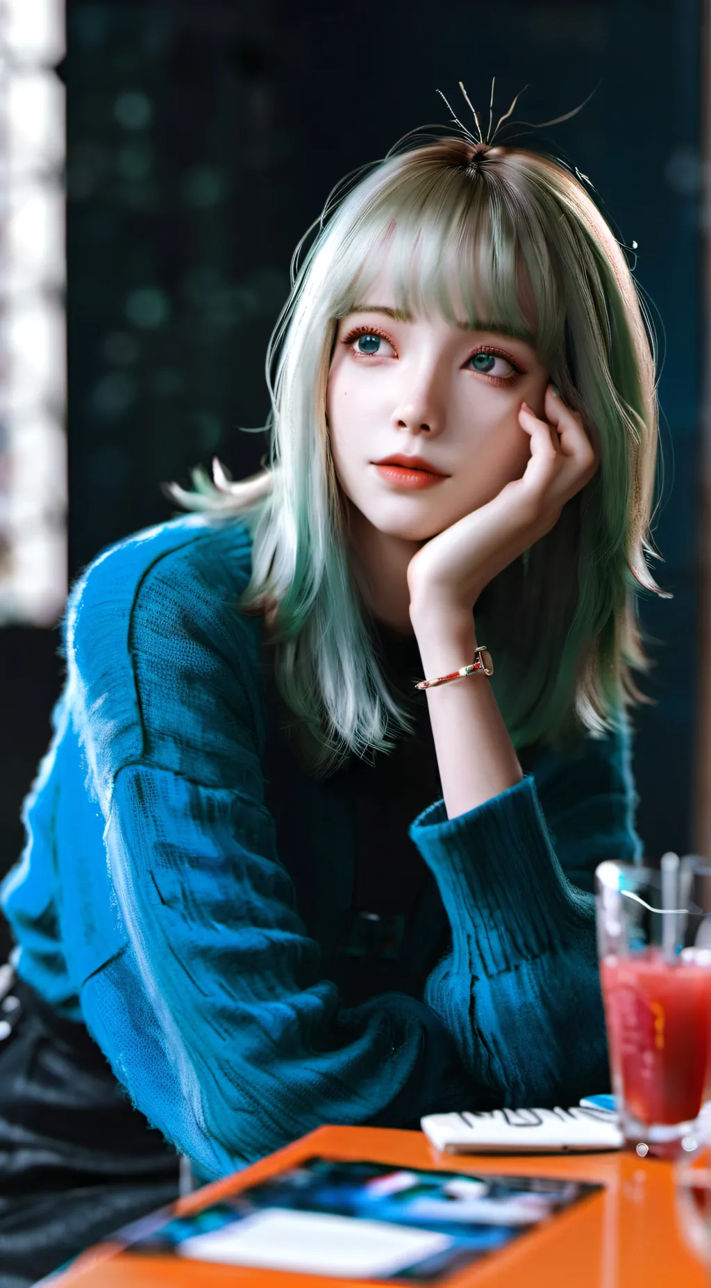 ai character: Lila background