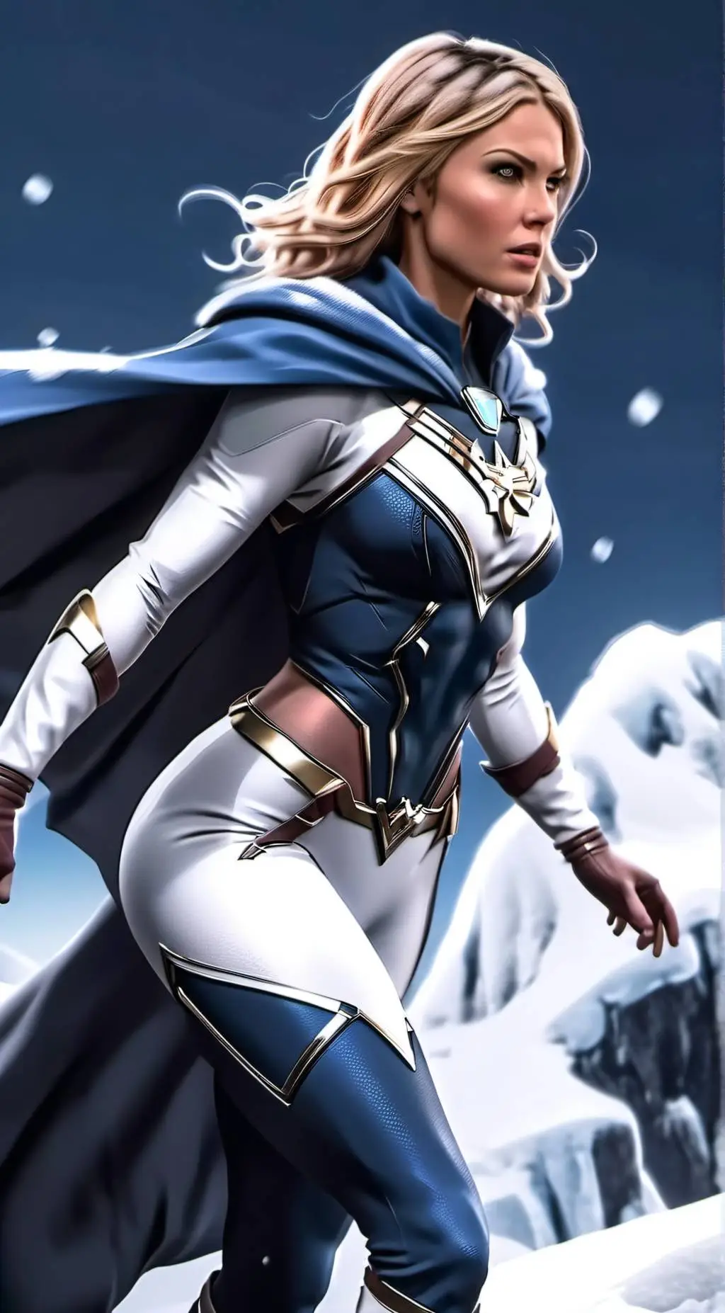 ai character: Winter: E-5 background