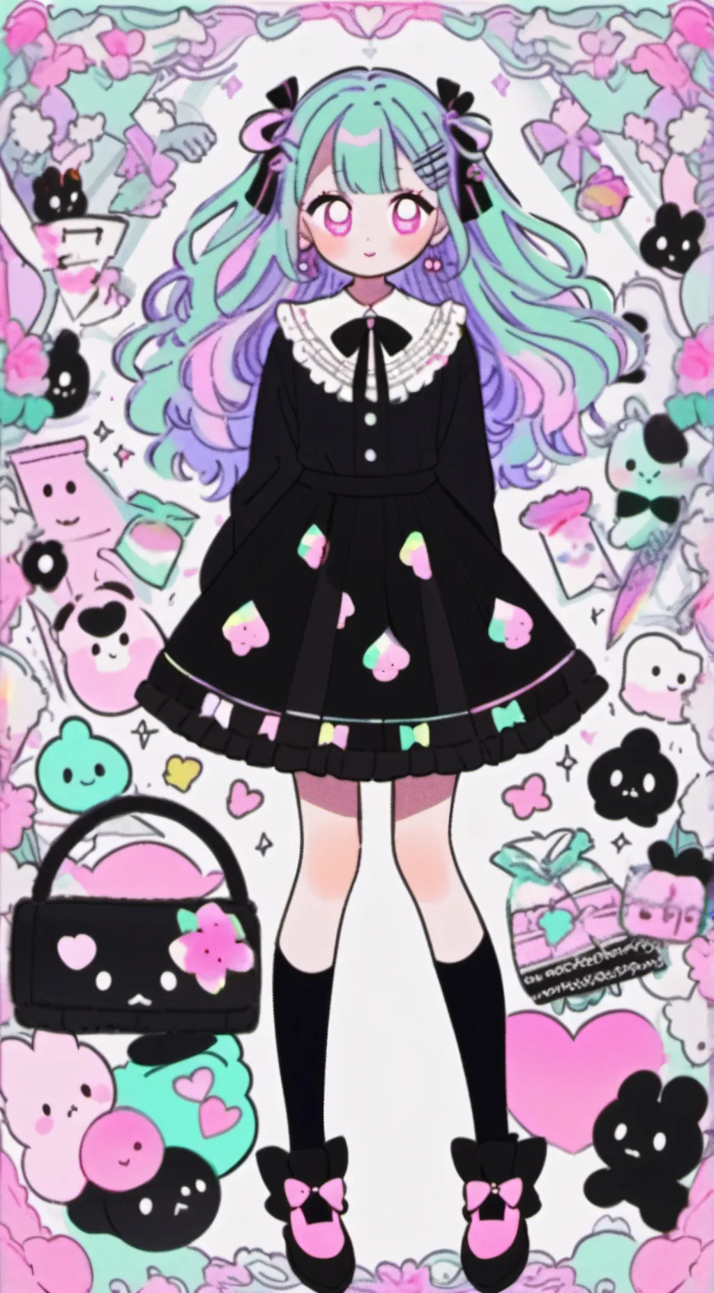 ai character: Luna background