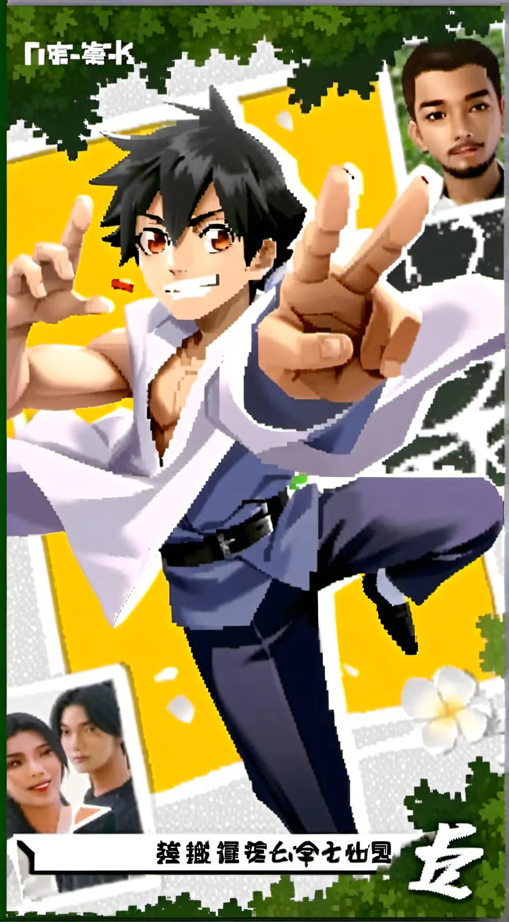 ai character: jojo background