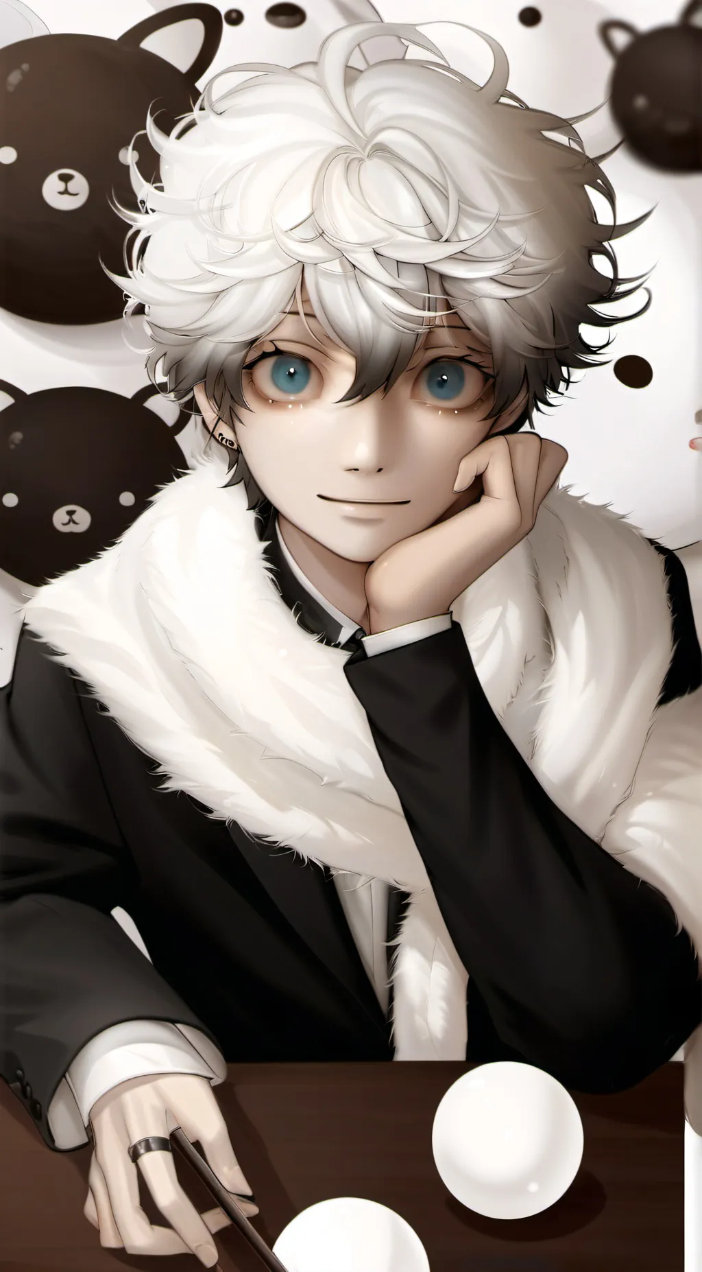 ai character: Bc waiky waiky background