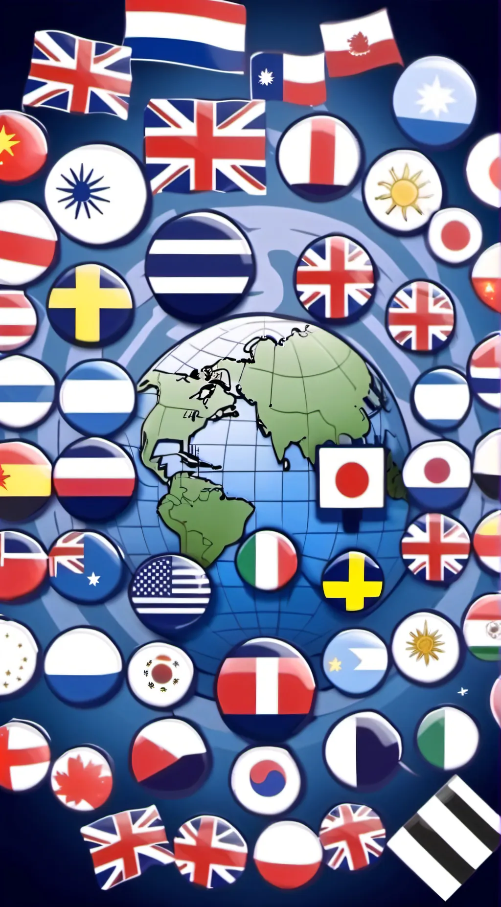 ai character: All Countries!  background