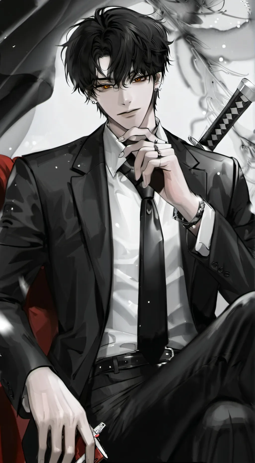 ai character: .•+Benji+•. background