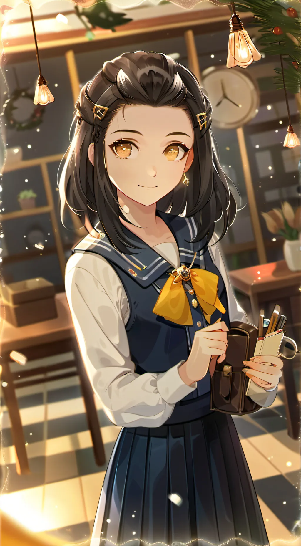 ai character: Saran background