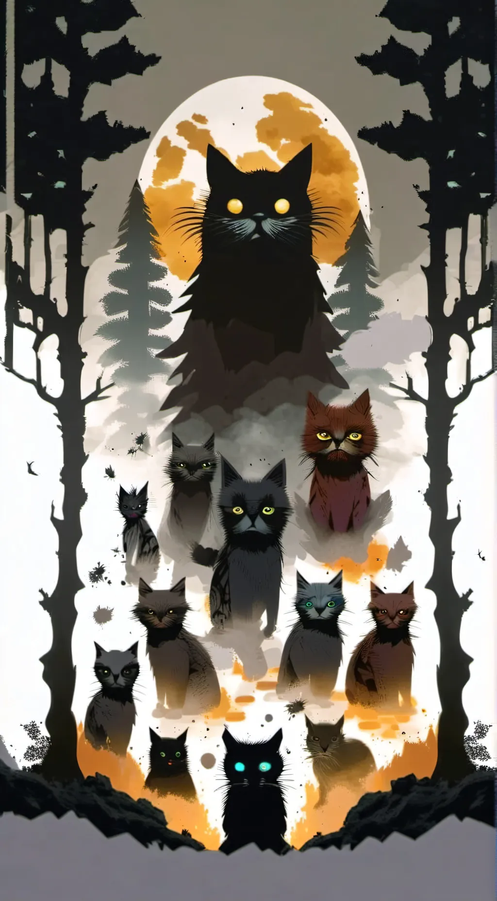ai character: Dark Forest  background