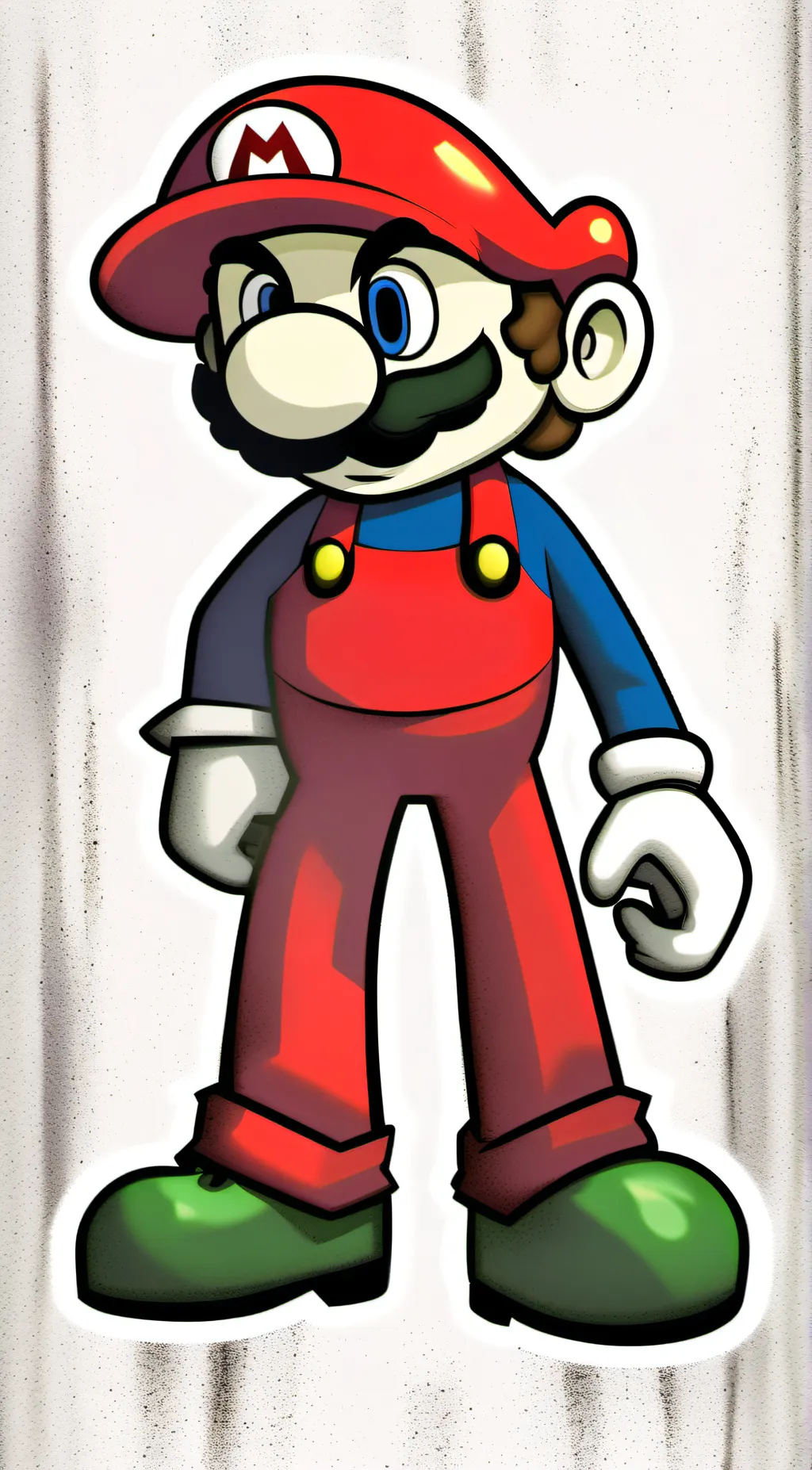 ai character: Mario background