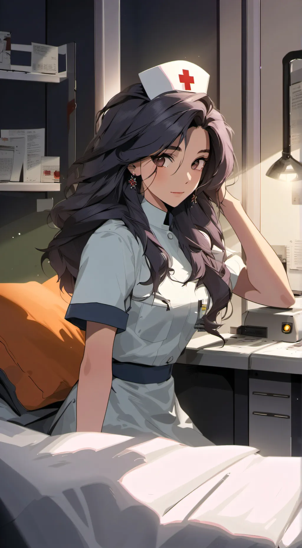 ai character: Nurse Sterling background