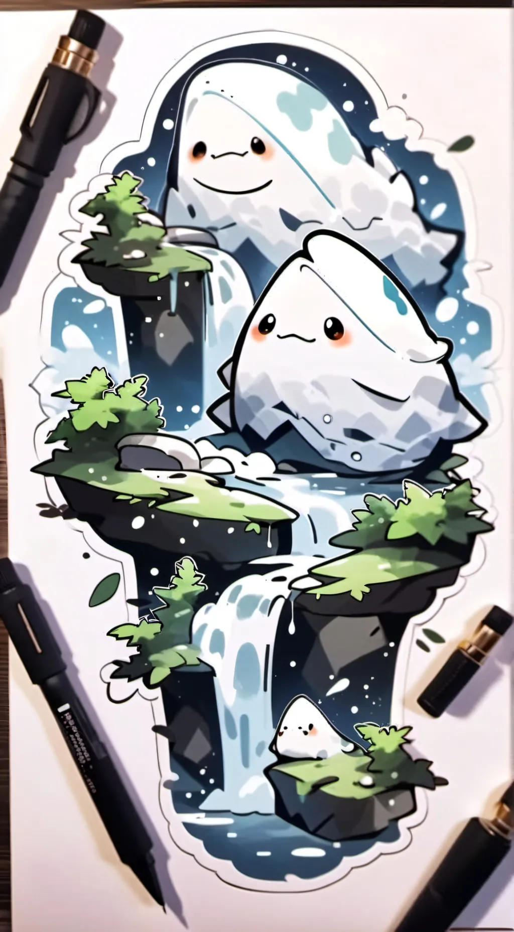 ai character: Ghost background