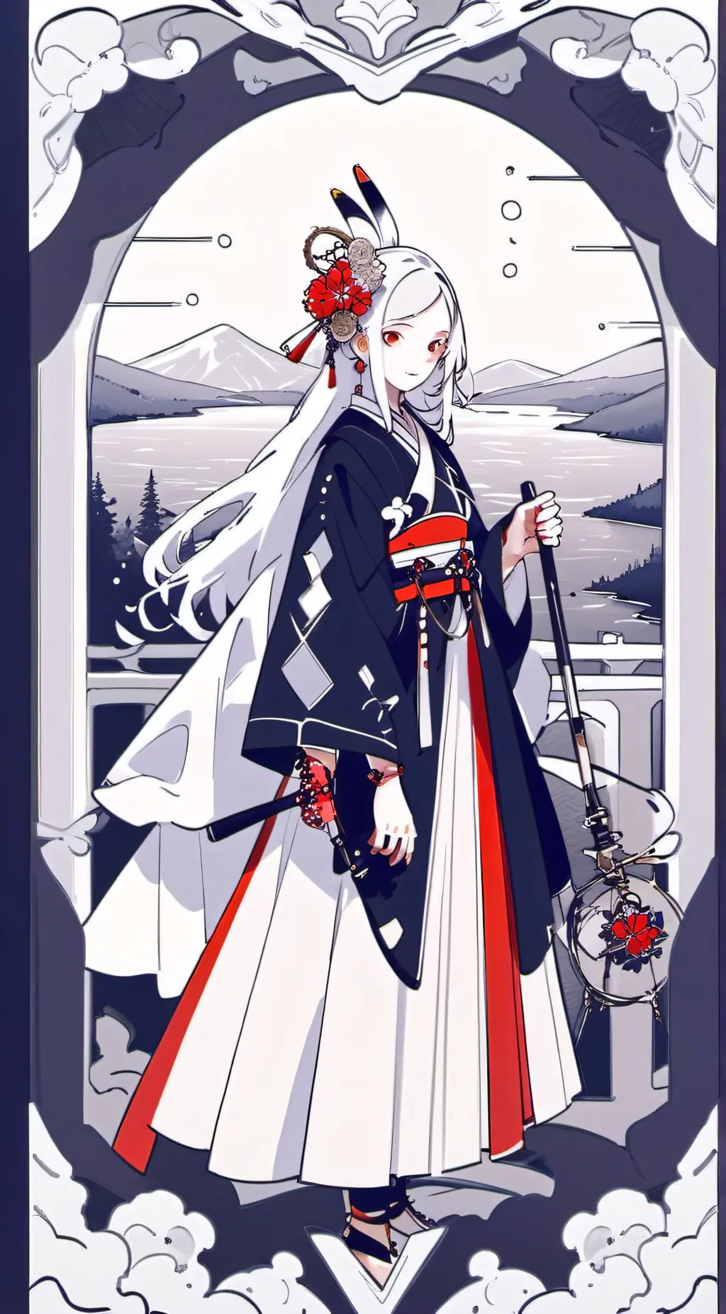 ai character: Angel  background