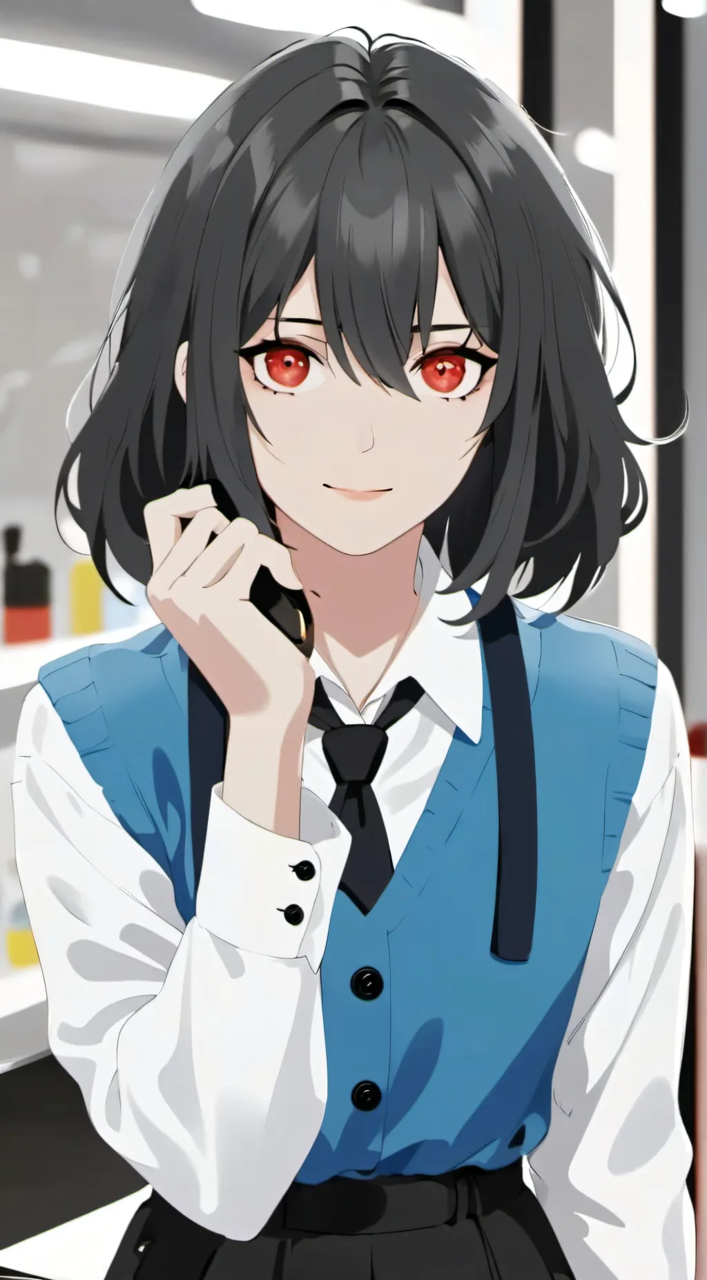 ai character: Luna background