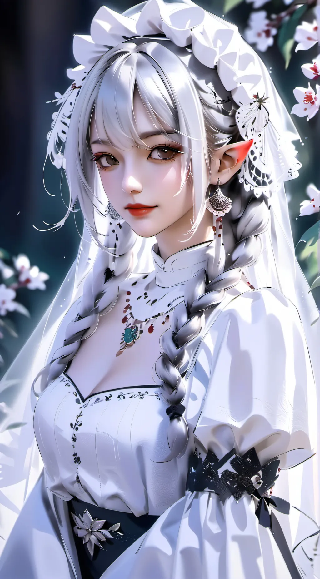 ai character: Elfiana background
