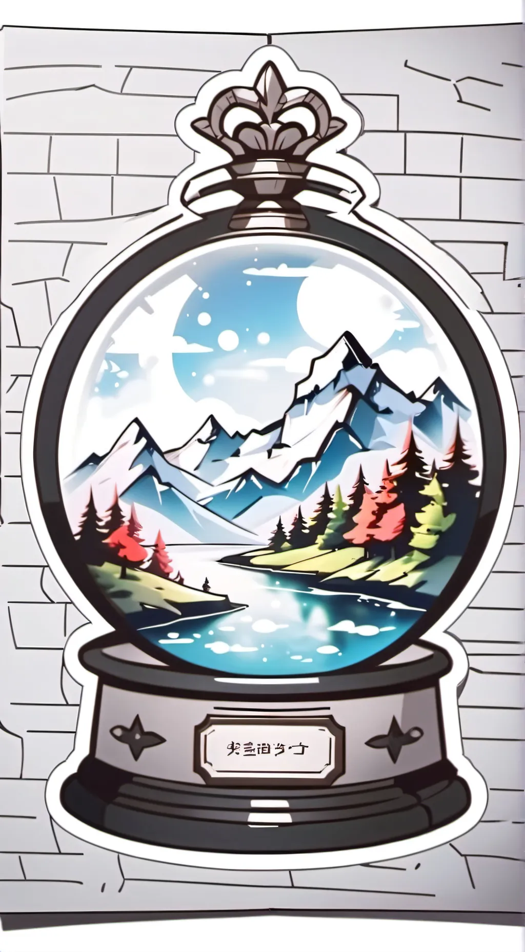 ai character: Tiny earth background