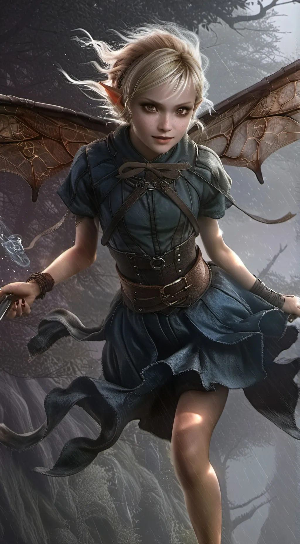 ai character: Lum-Lum (Pixie) background
