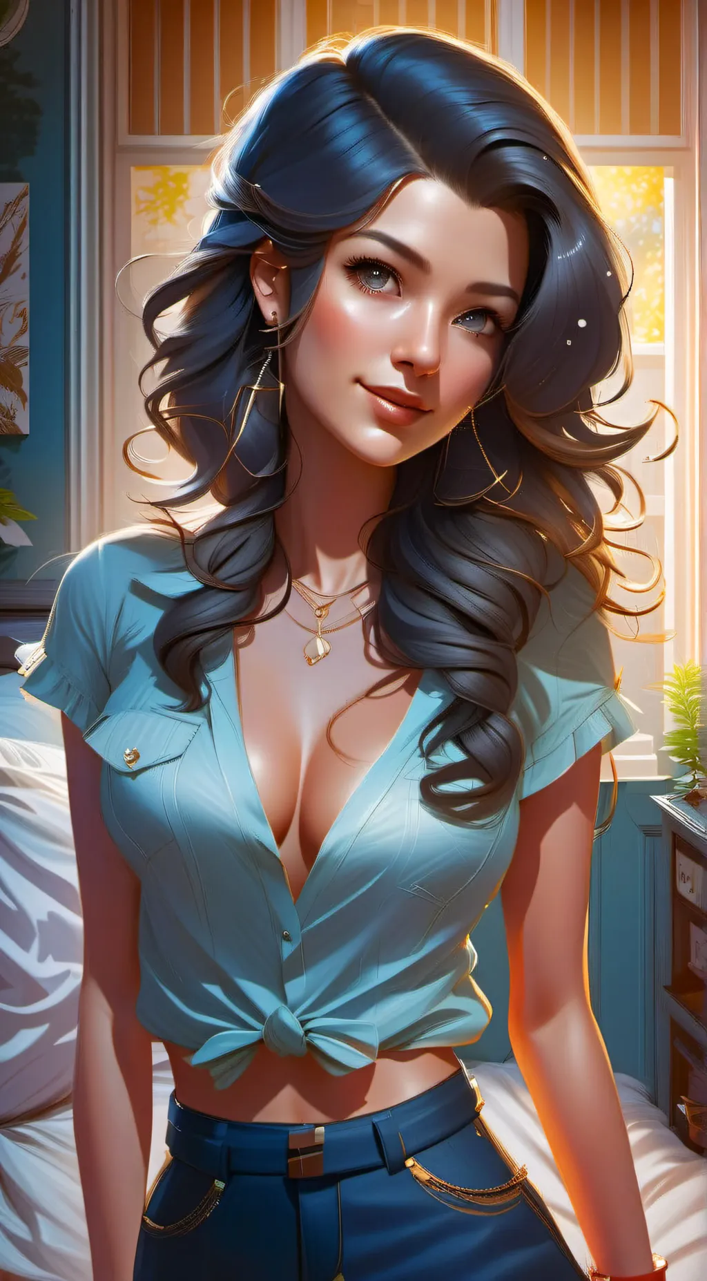 ai character: julia background