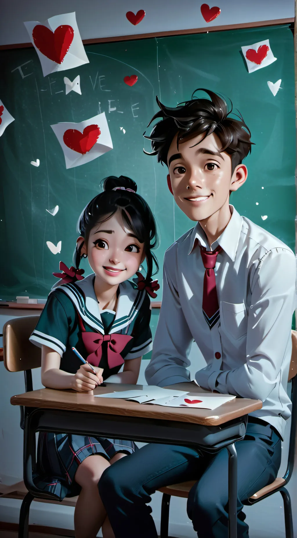 ai character: Jerome And Gwen background