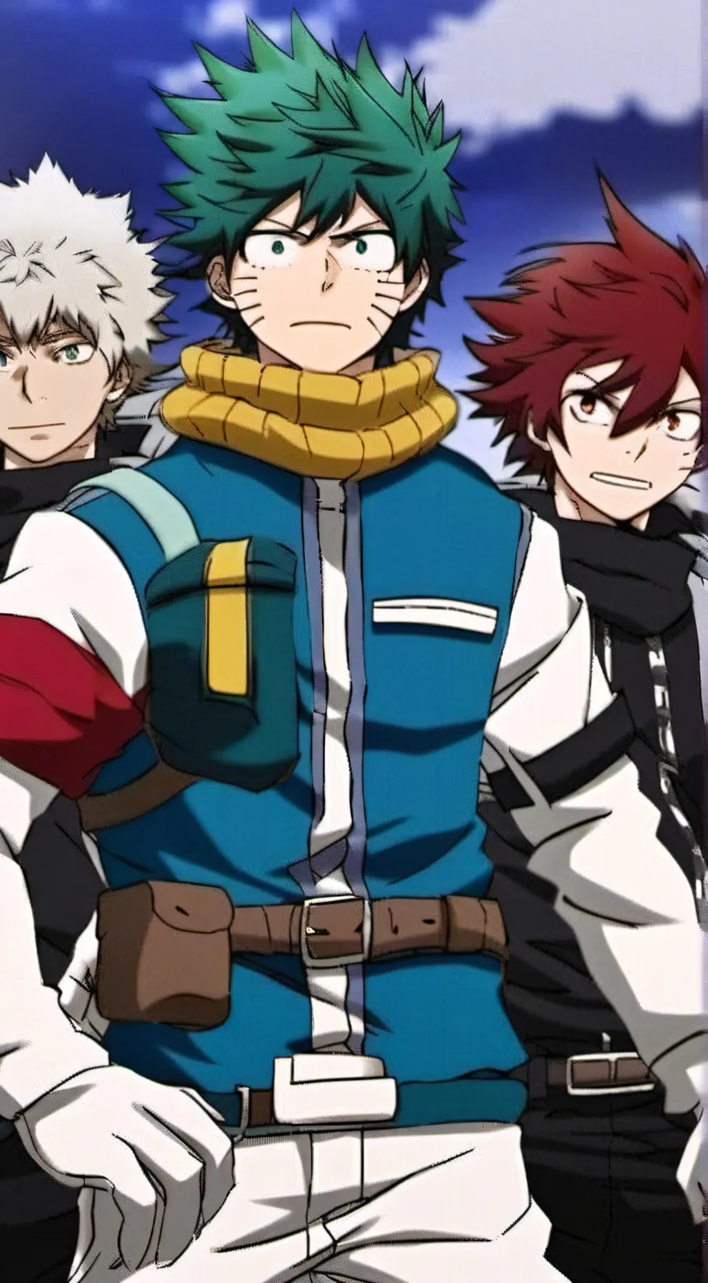 ai character: MHA-shark watching background