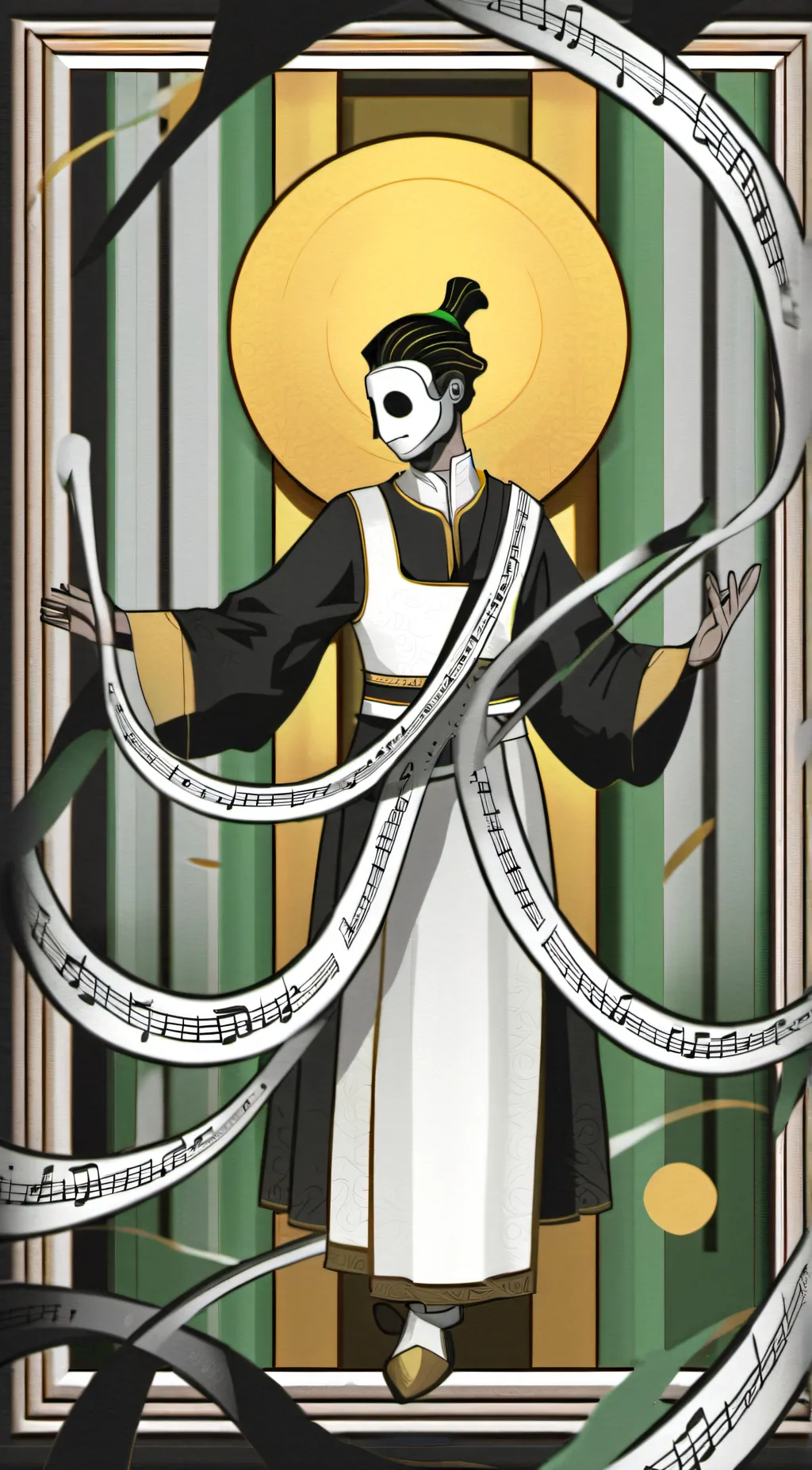 ai character: Silent Orchestra background