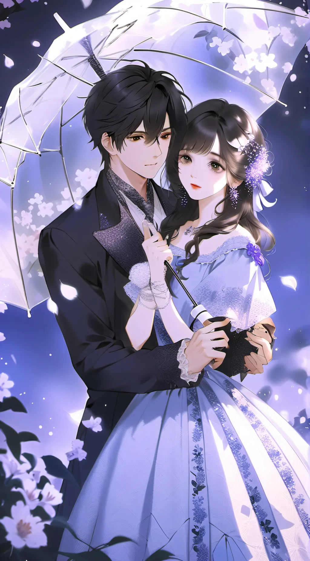 ai character: Zach and Lizzy background
