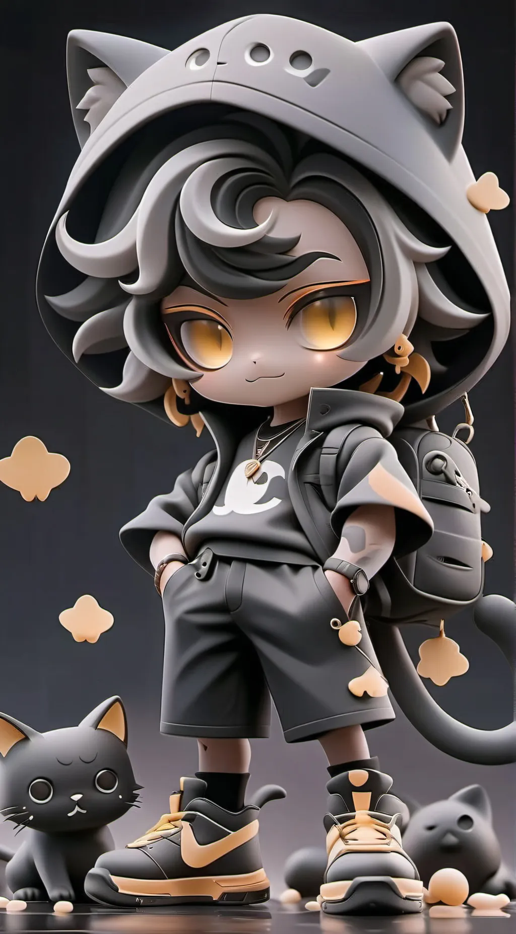 ai character: Anhka Cat background