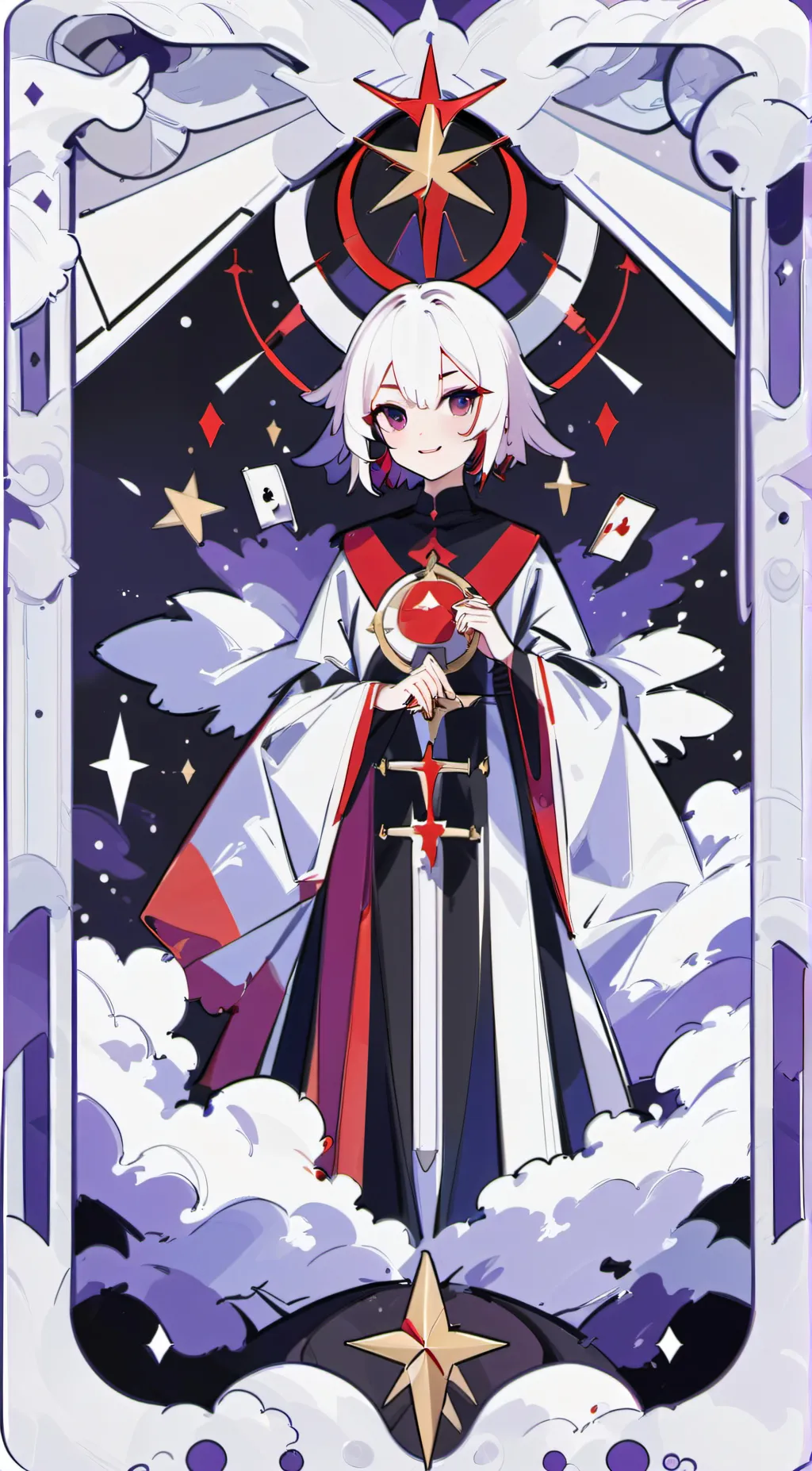 ai character: Luna background