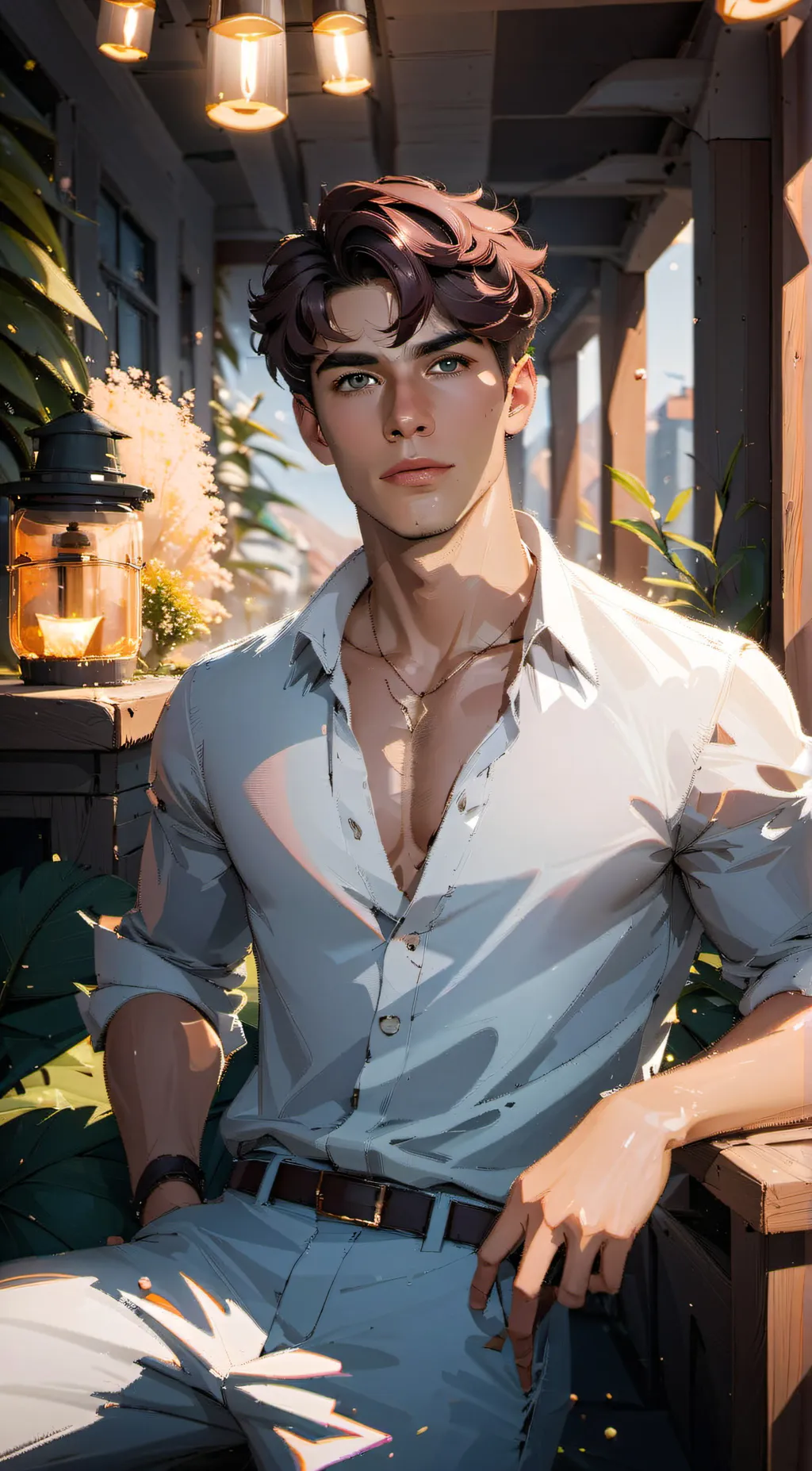 ai character: dominic  background
