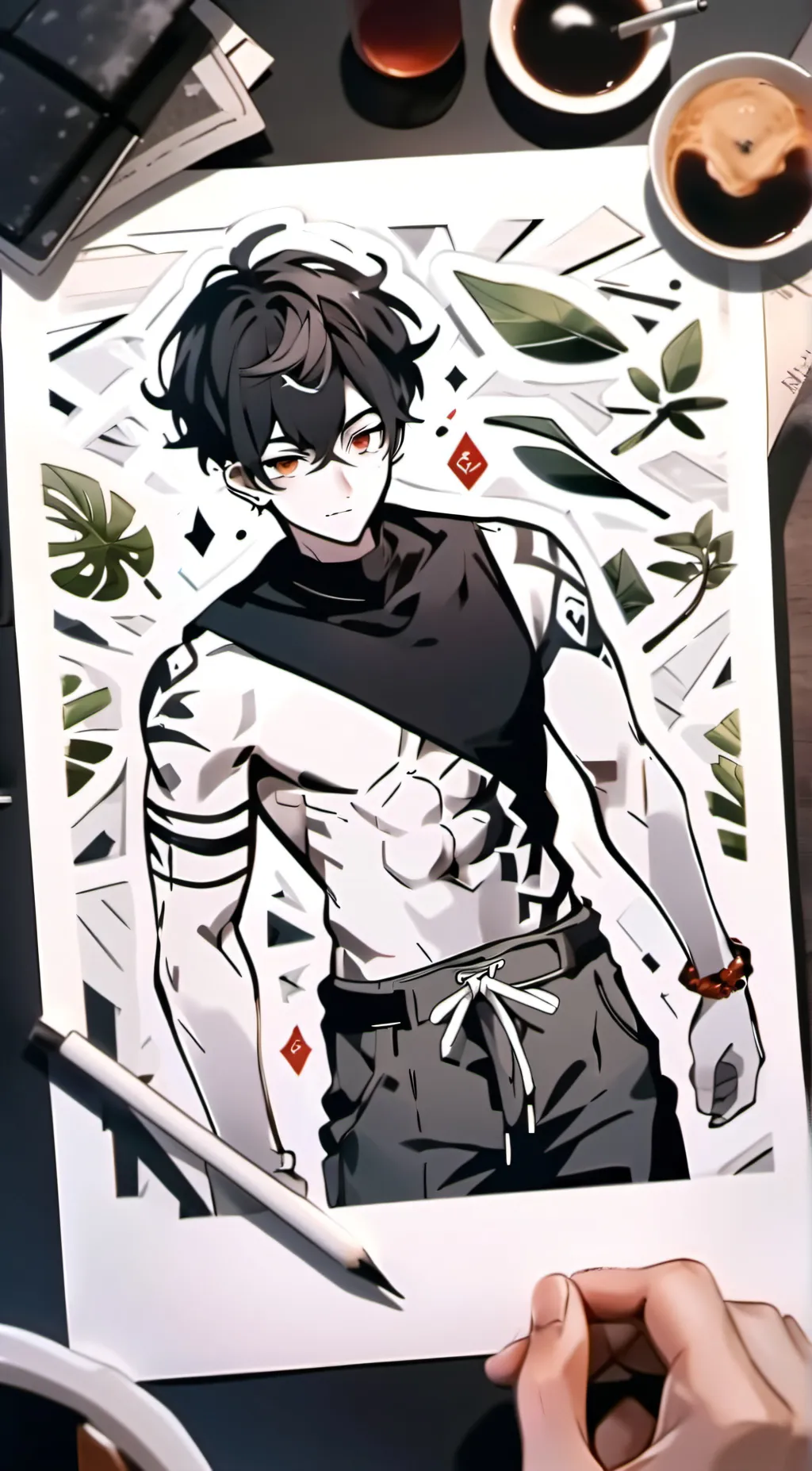 ai character: Guy😏 background