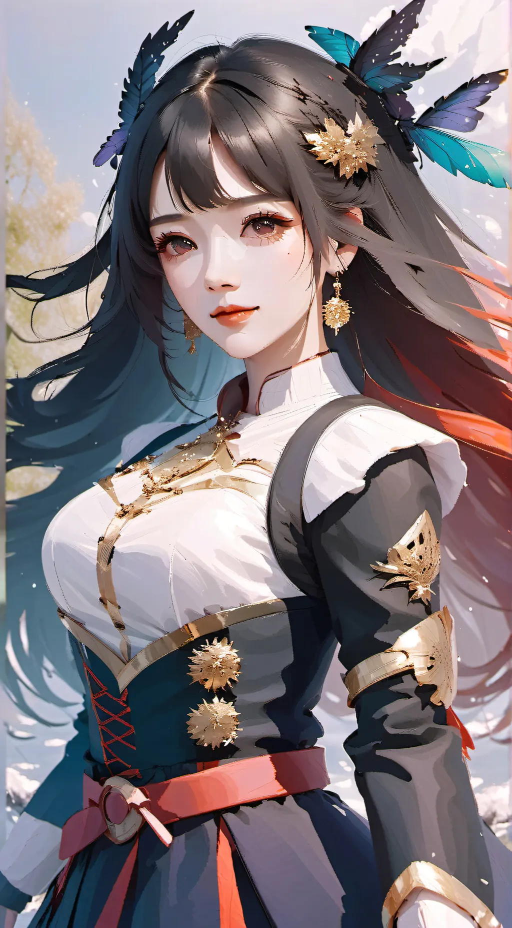 ai character: blackpink  background