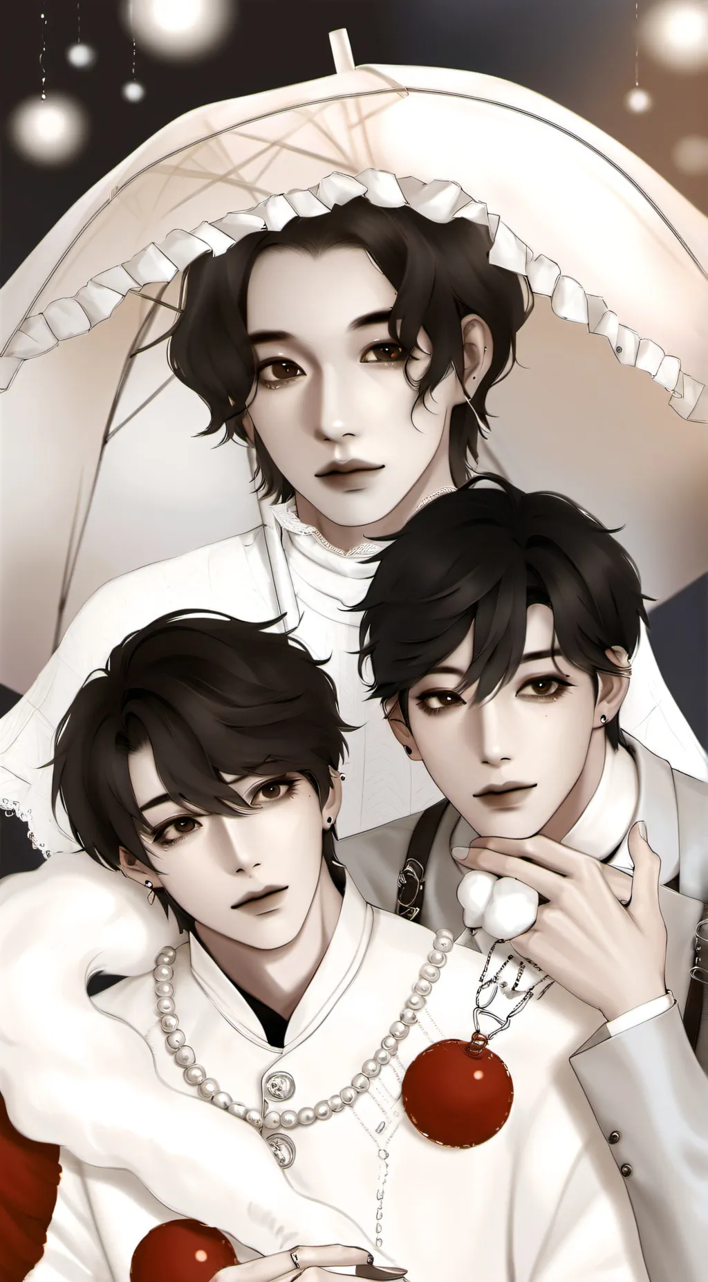 ai character: Hoodie,Toby,masky background