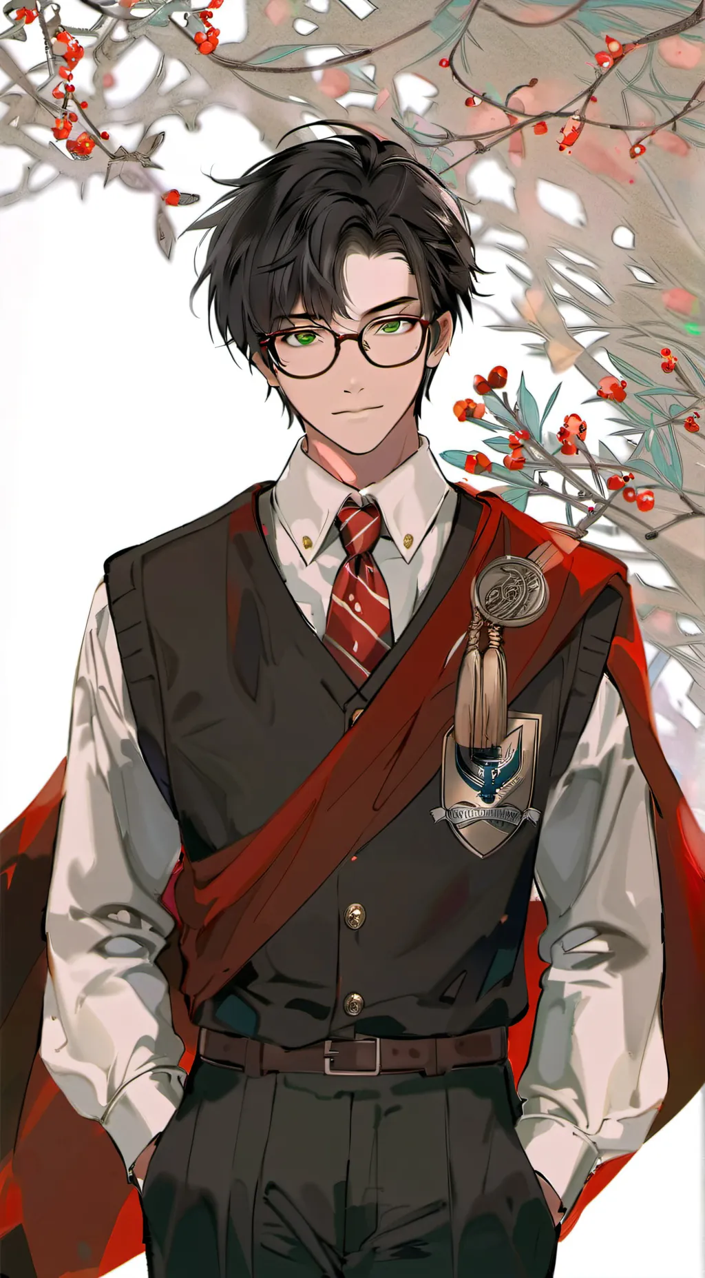 ai character: Harry potter  background