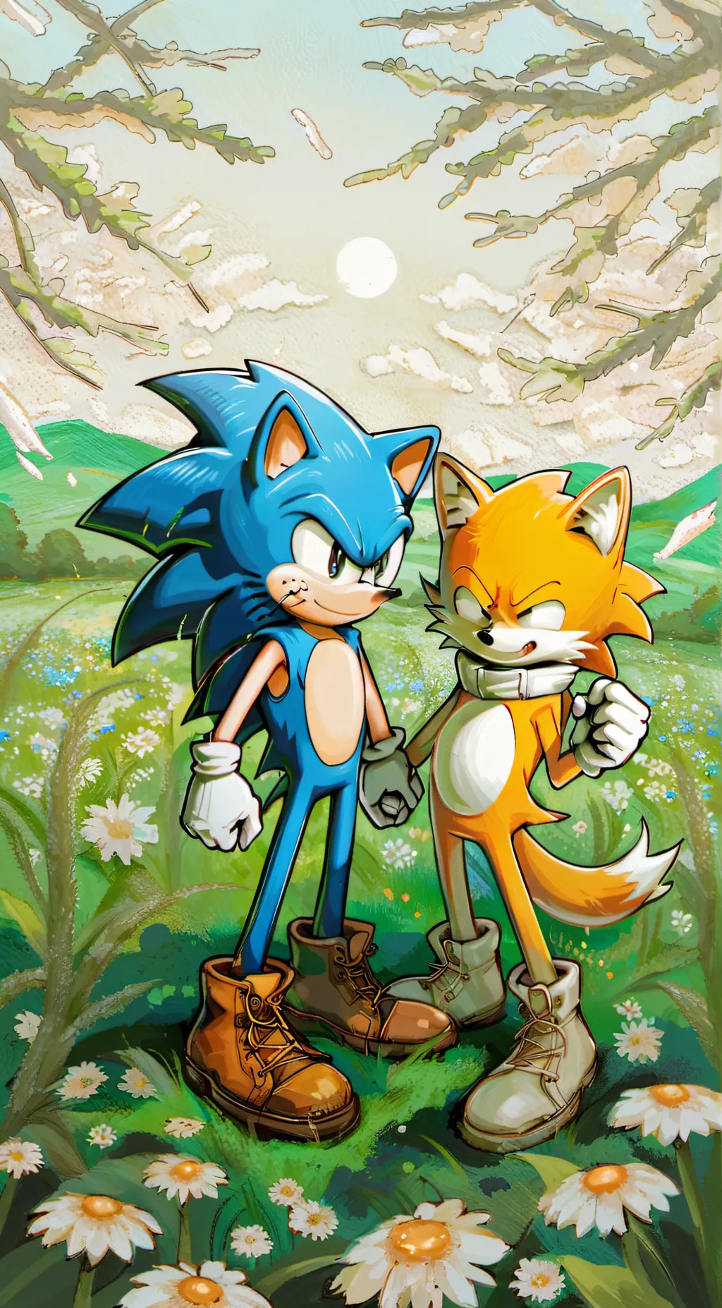 ai character: Sonic And Tails RP background