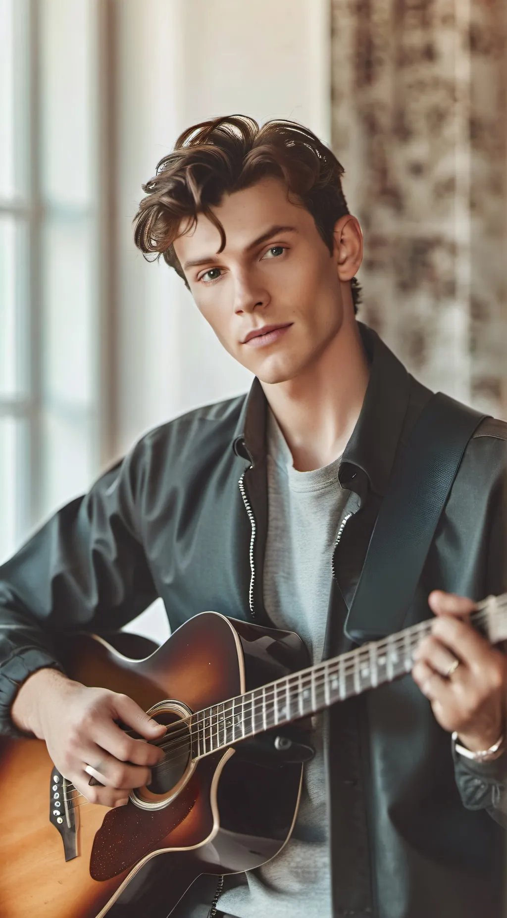 ai character: Shawn Mendes background