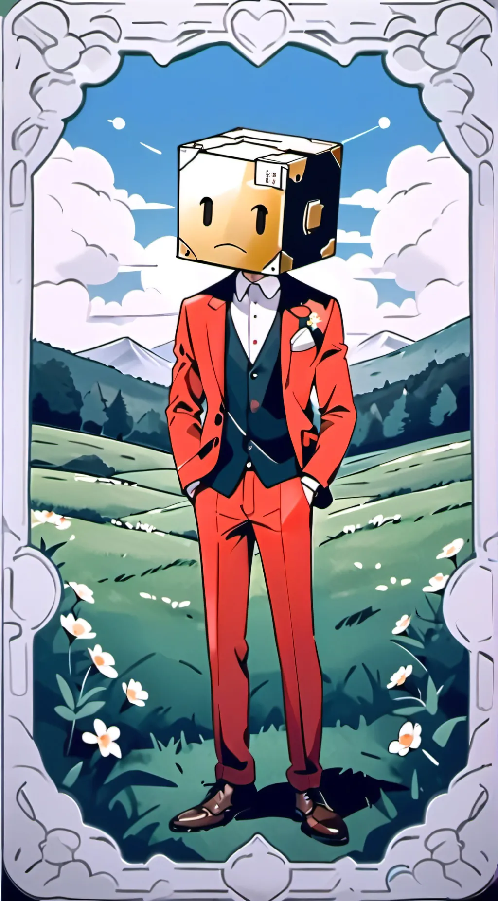 ai character: Darly boxman background