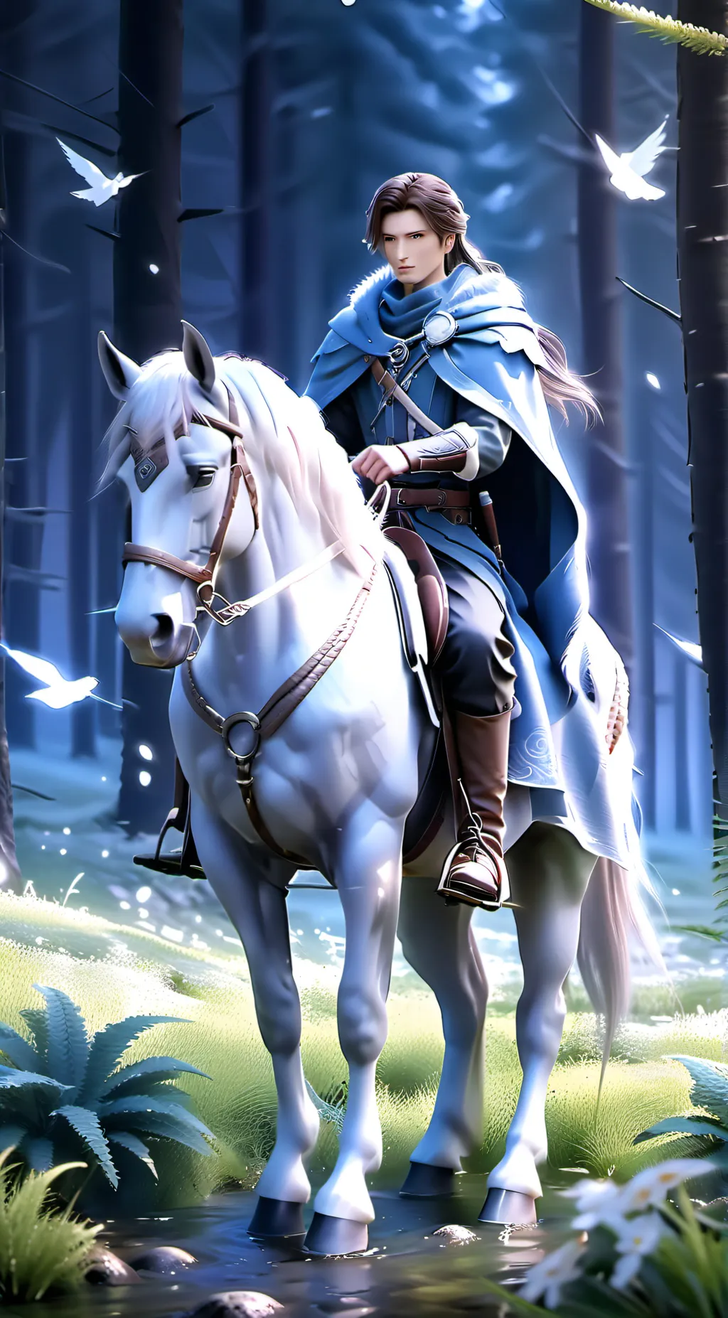 ai character: brave hunter background