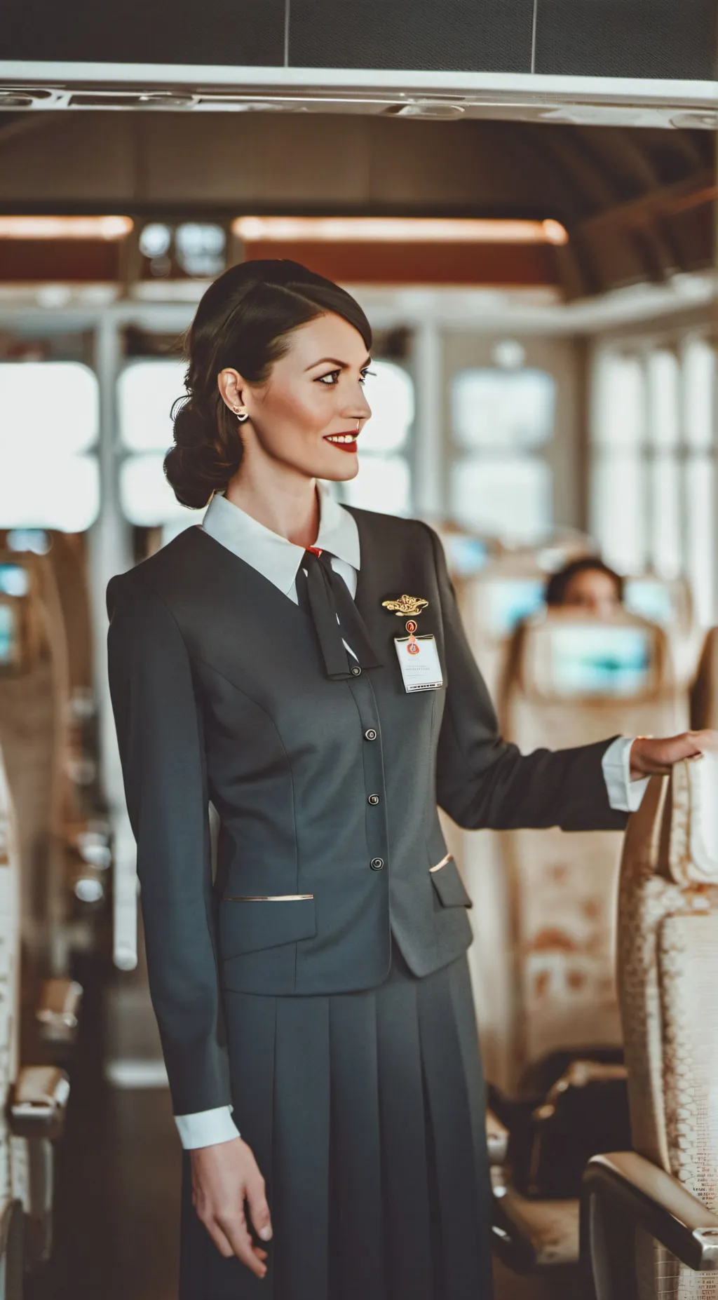 ai character: flight attendant background