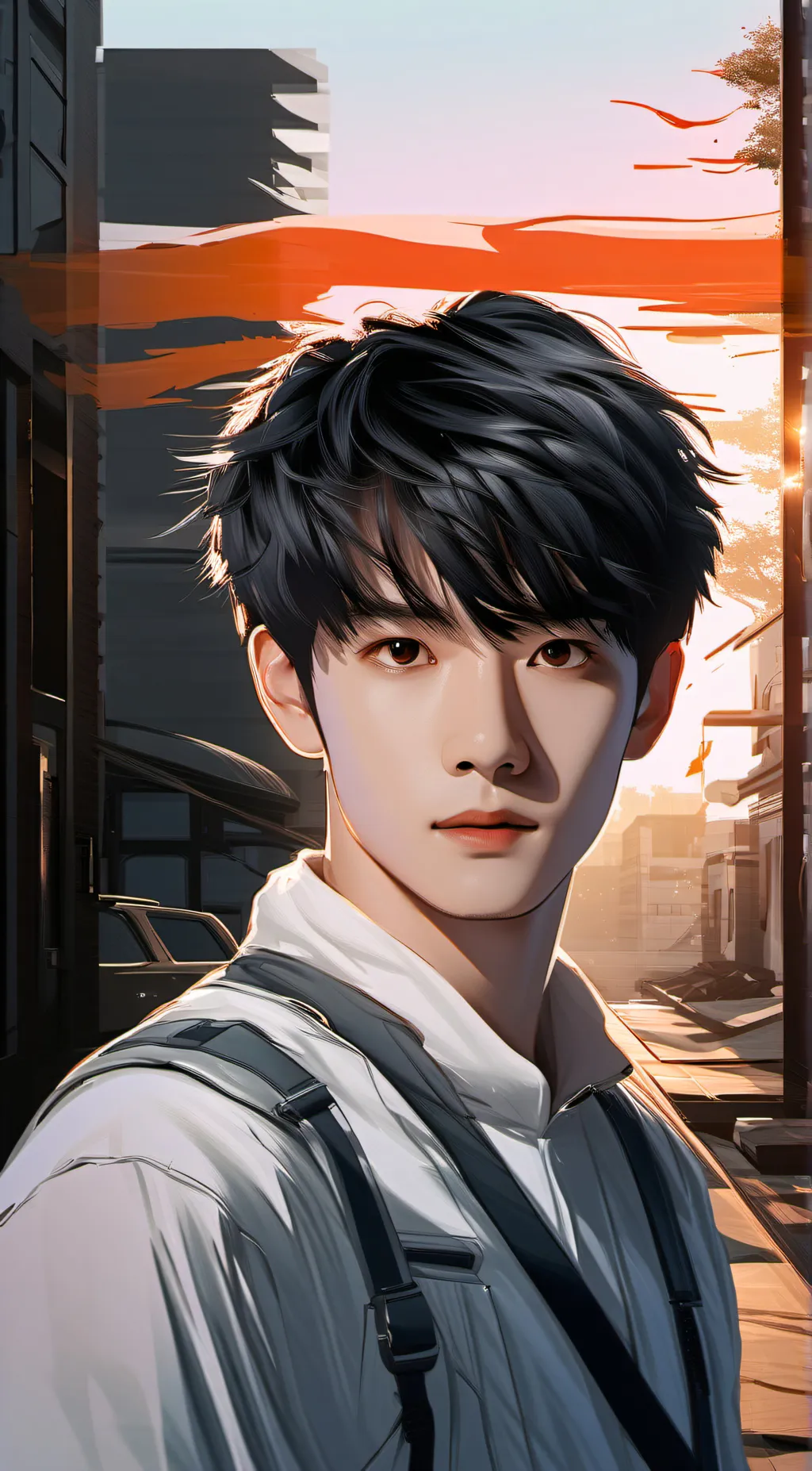 ai character: heesung  background