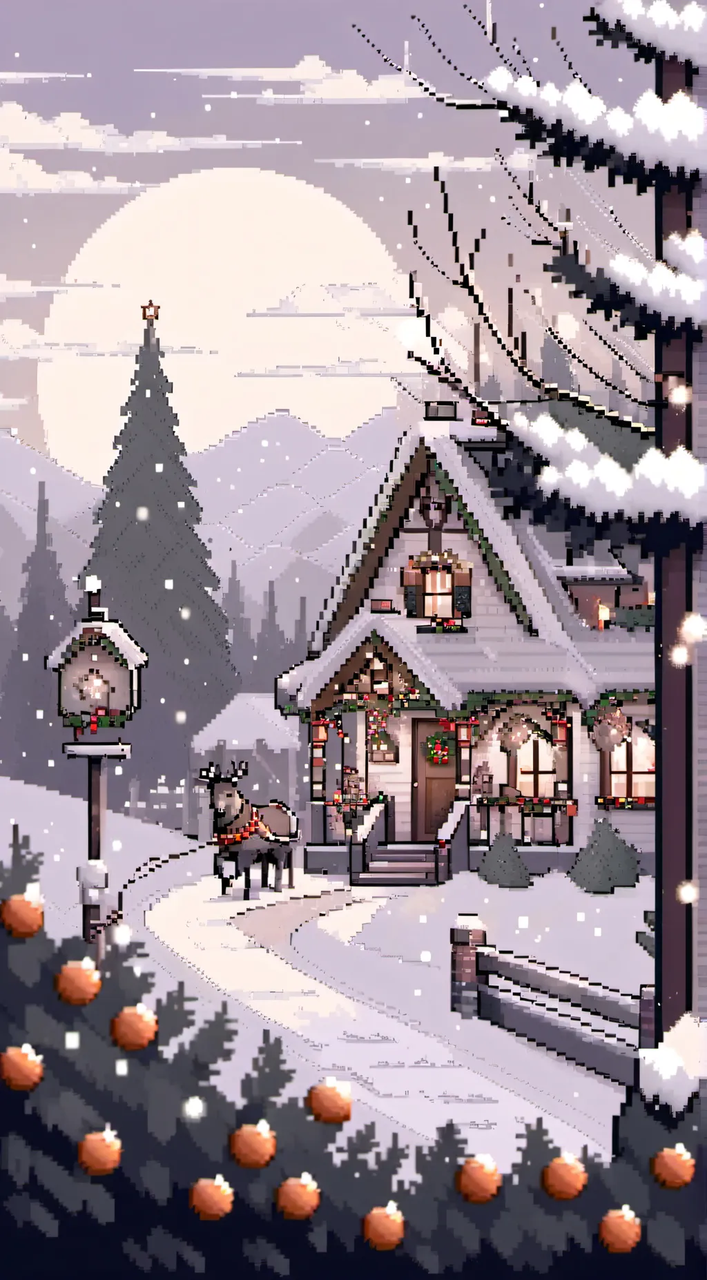 ai character: Christmas bakugo background